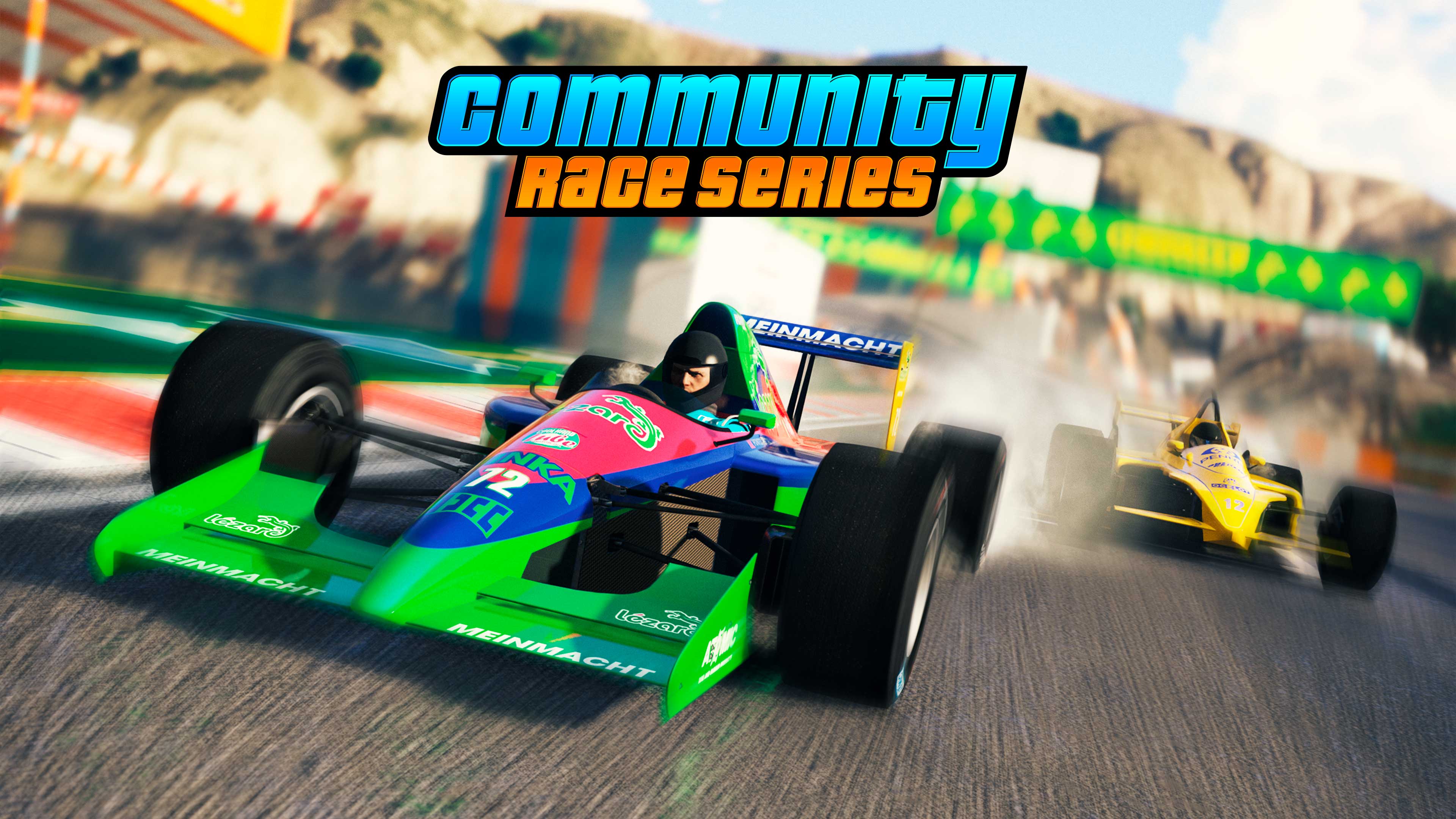 Promotional screenshot of Community Race Series in GTA Online.