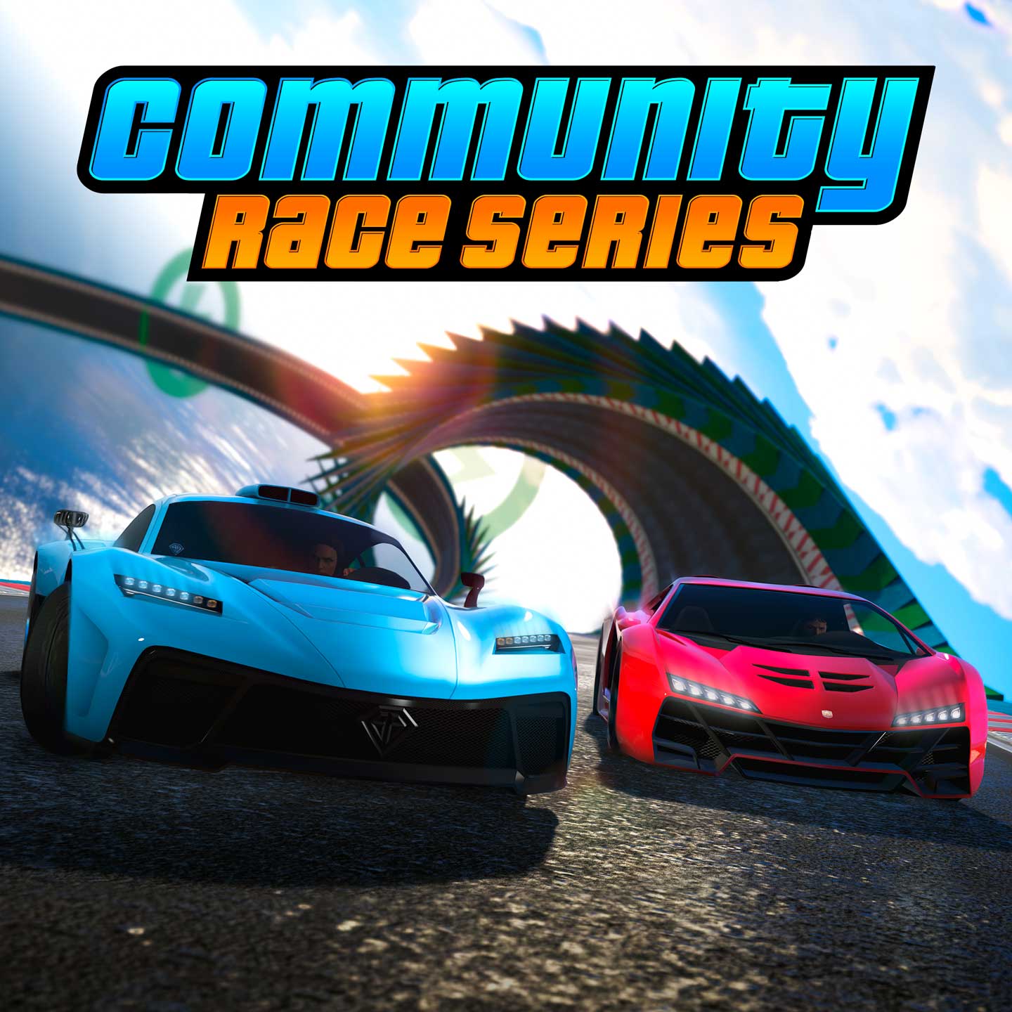 Community Race Series Promotional screenshot of Community Race Series in GTA Online.