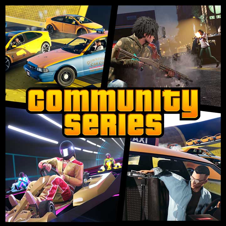 Community Series Promotional screenshot of Community Series in GTA Online.