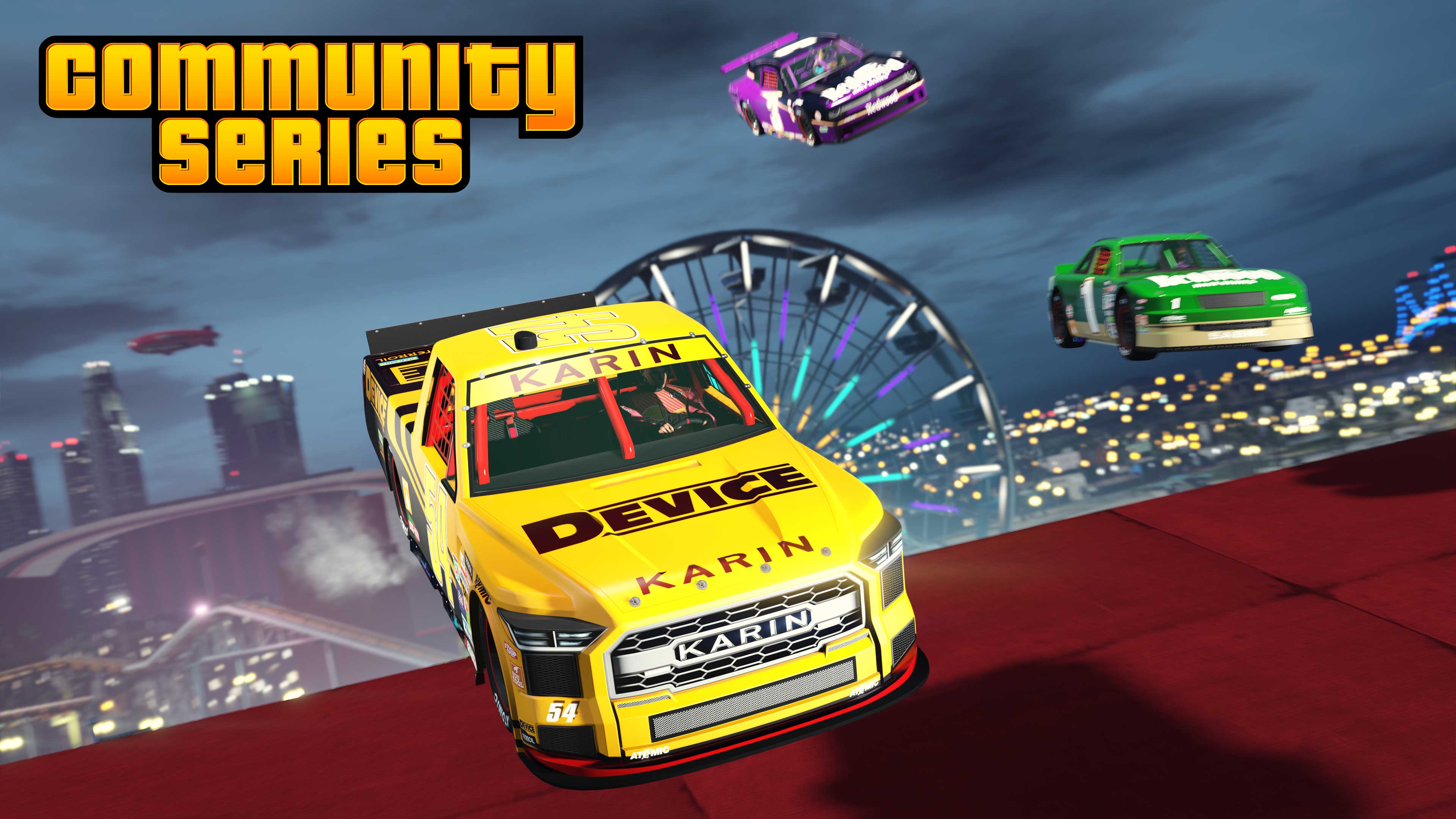 Promotional screenshot of Community Series in GTA Online.