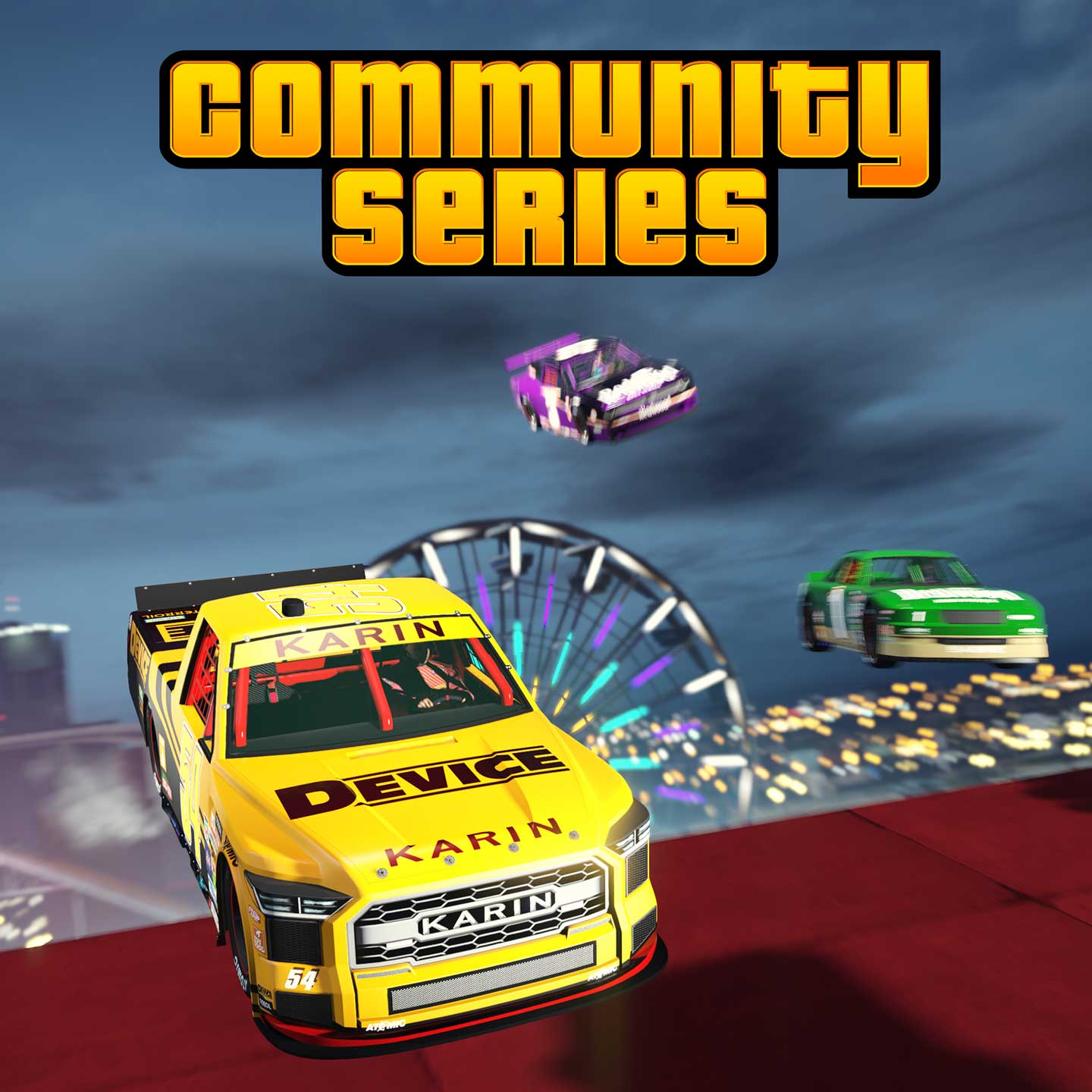 Promotional screenshot of Community Series in GTA Online.