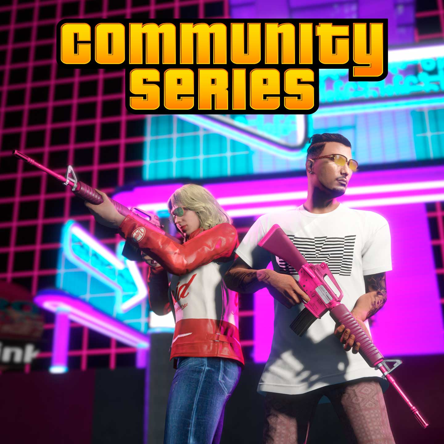 Community Series Promotional screenshot of Community Series in GTA Online.