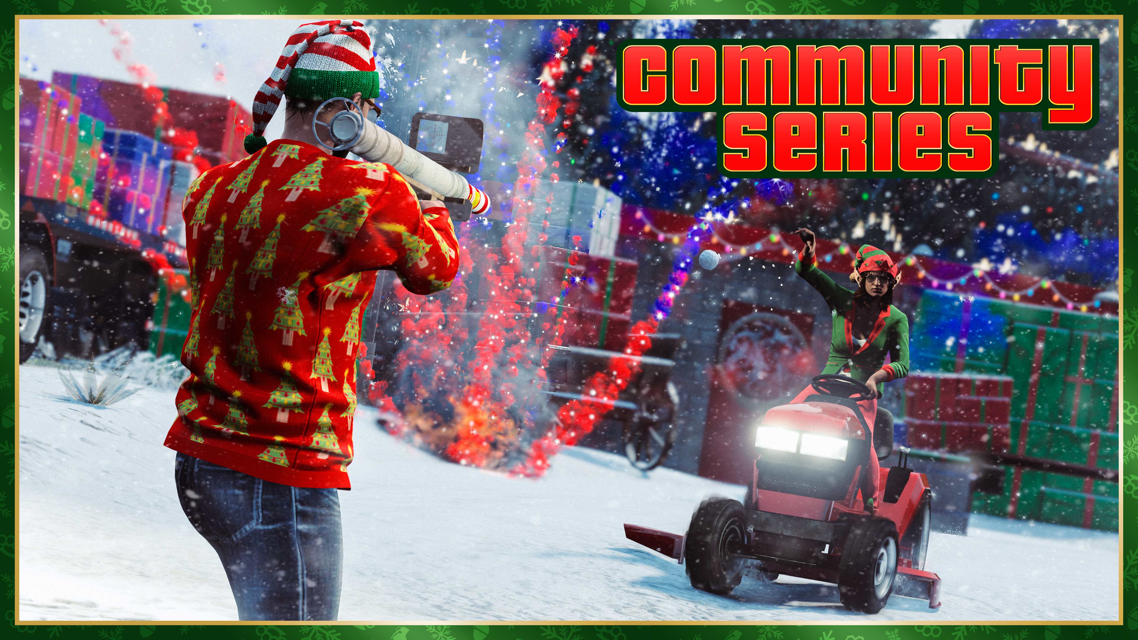 Promotional screenshot of Community Series in GTA Online.