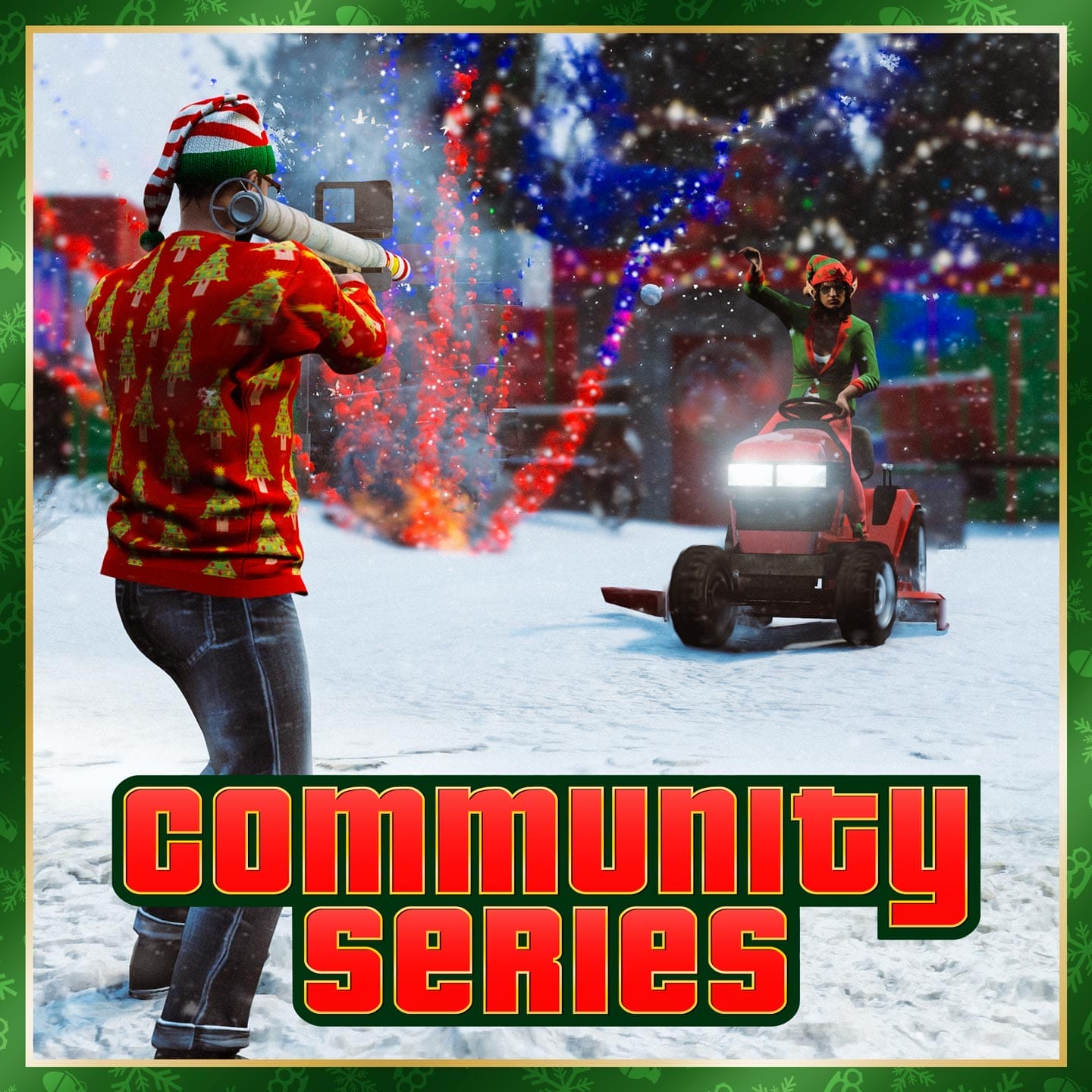 Promotional screenshot of Community Series in GTA Online.