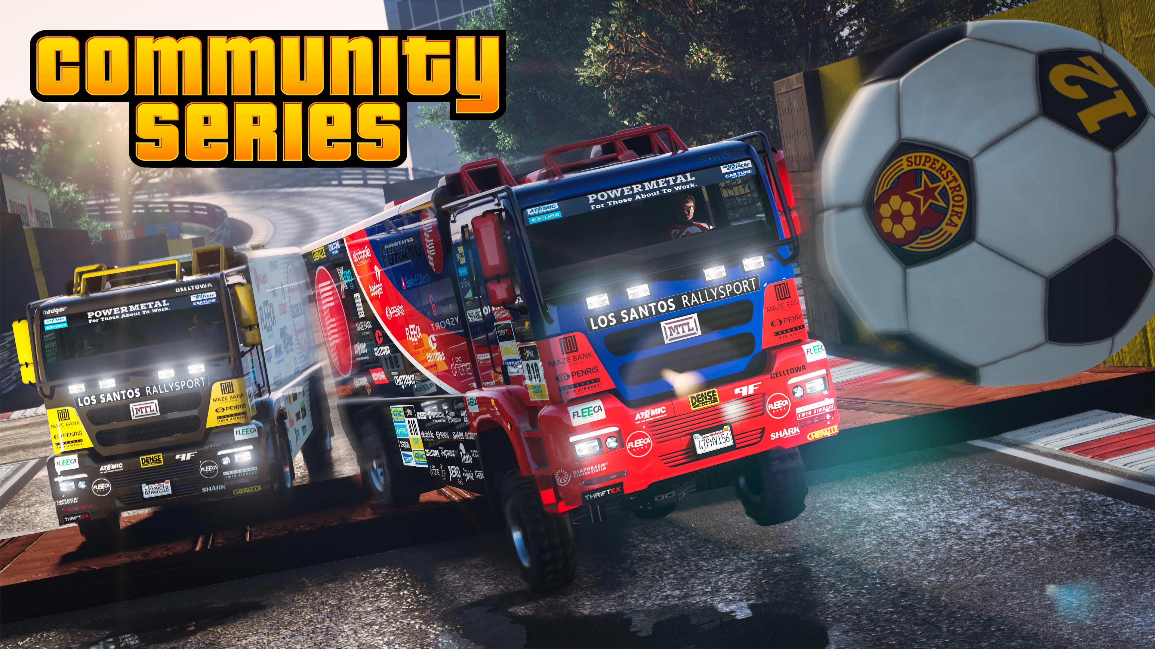 Promotional screenshot of Community Series in GTA Online.