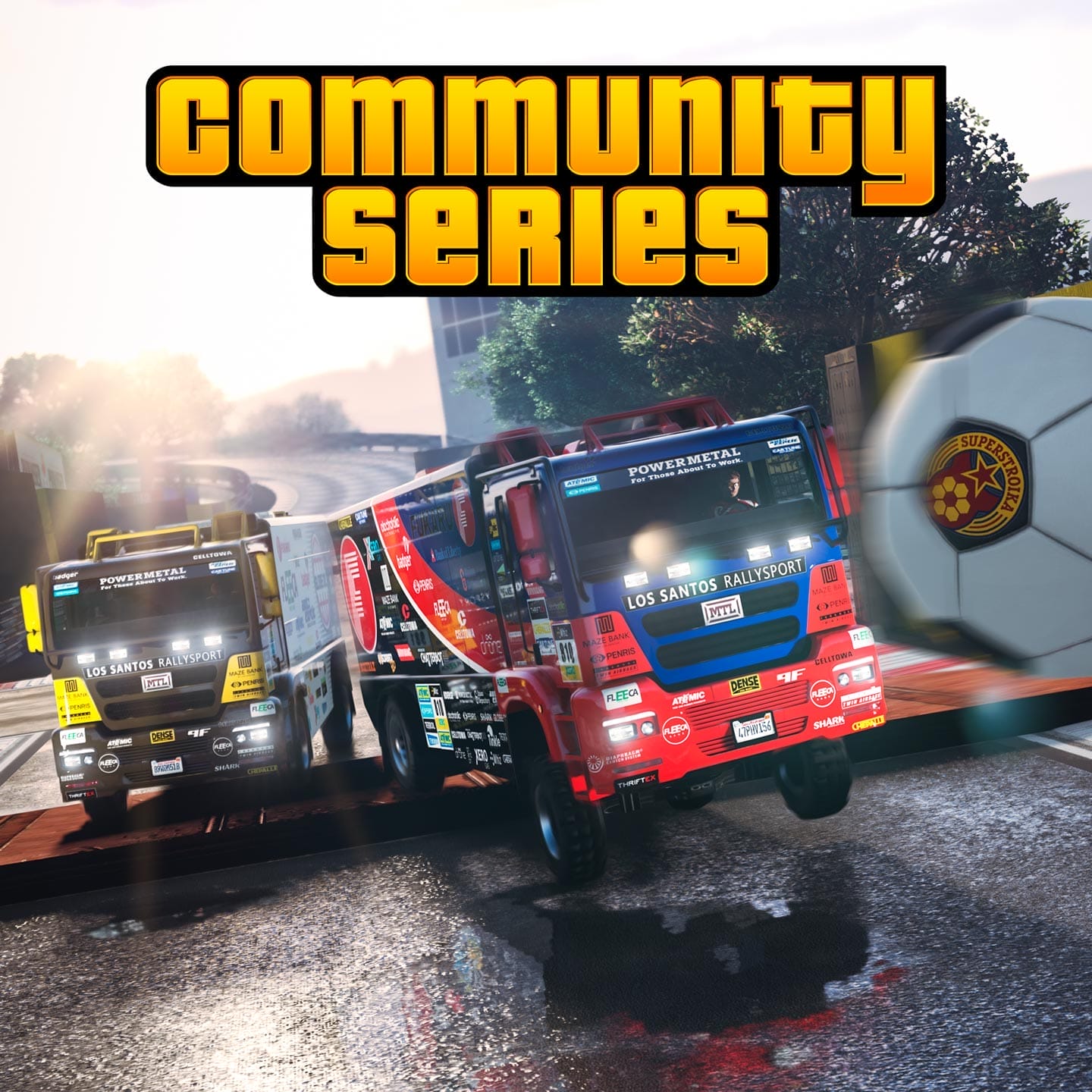 Promotional screenshot of Community Series in GTA Online.