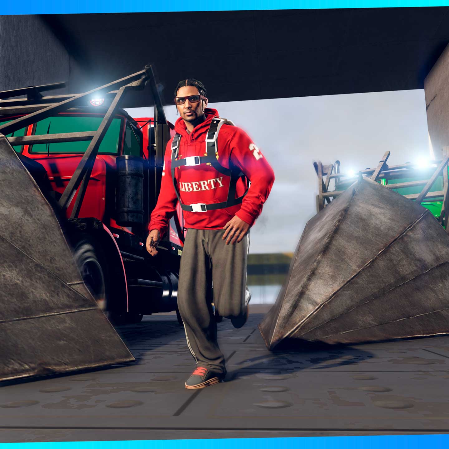 Promotional screenshot of Community Series Showcase in GTA Online.