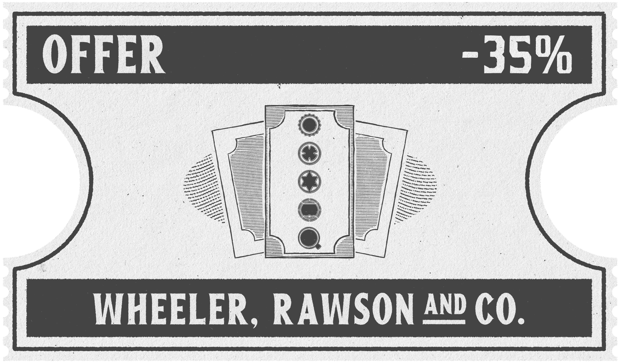 A Red Dead Online Wheeler, Rawson & Co. discount coupon.