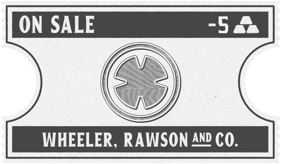 A Red Dead Online Wheeler, Rawson & Co. discount coupon.