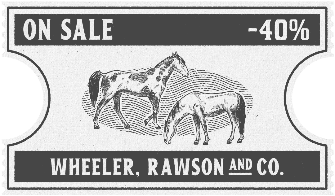 A Red Dead Online Wheeler, Rawson & Co. discount coupon.