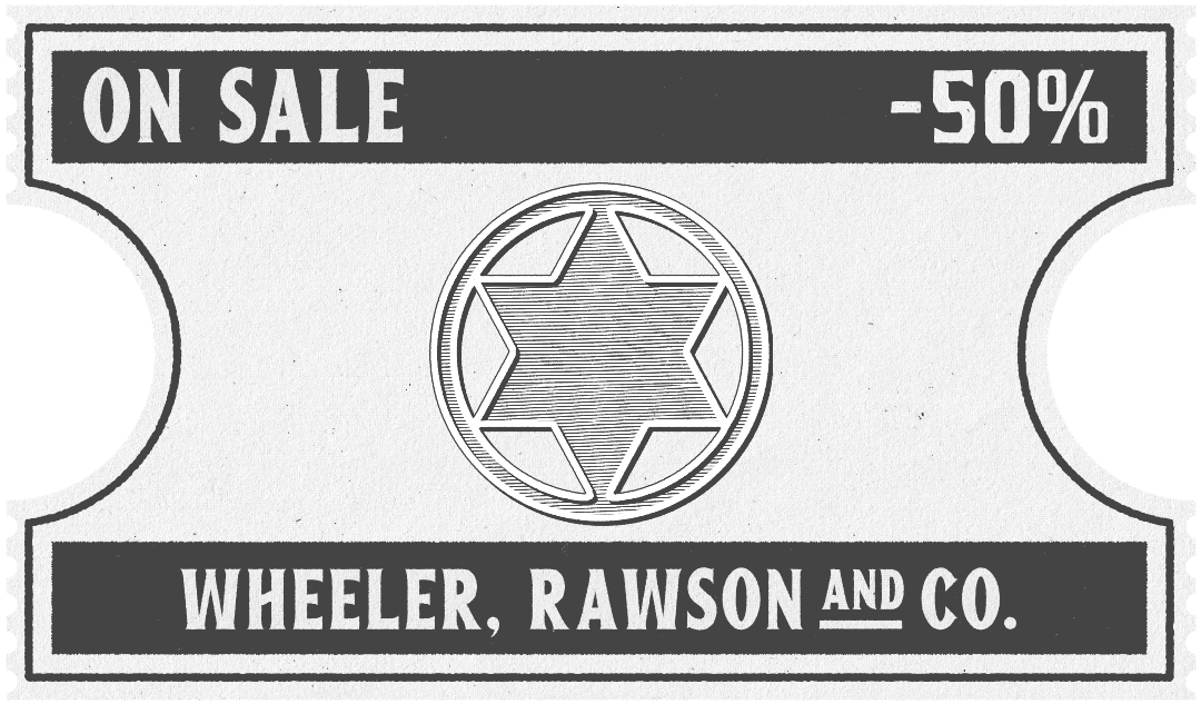 Wheeler, Rawson & Co. Coupon A Red Dead Online Wheeler, Rawson & Co. discount coupon.
