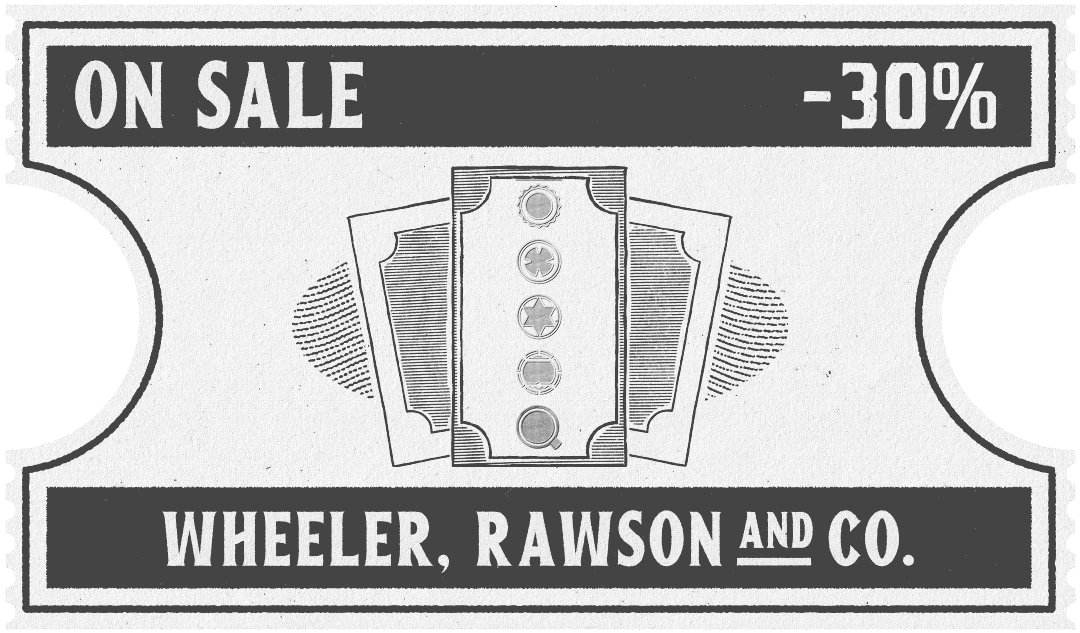 Wheeler, Rawson & Co. Coupon A Red Dead Online Wheeler, Rawson & Co. discount coupon.