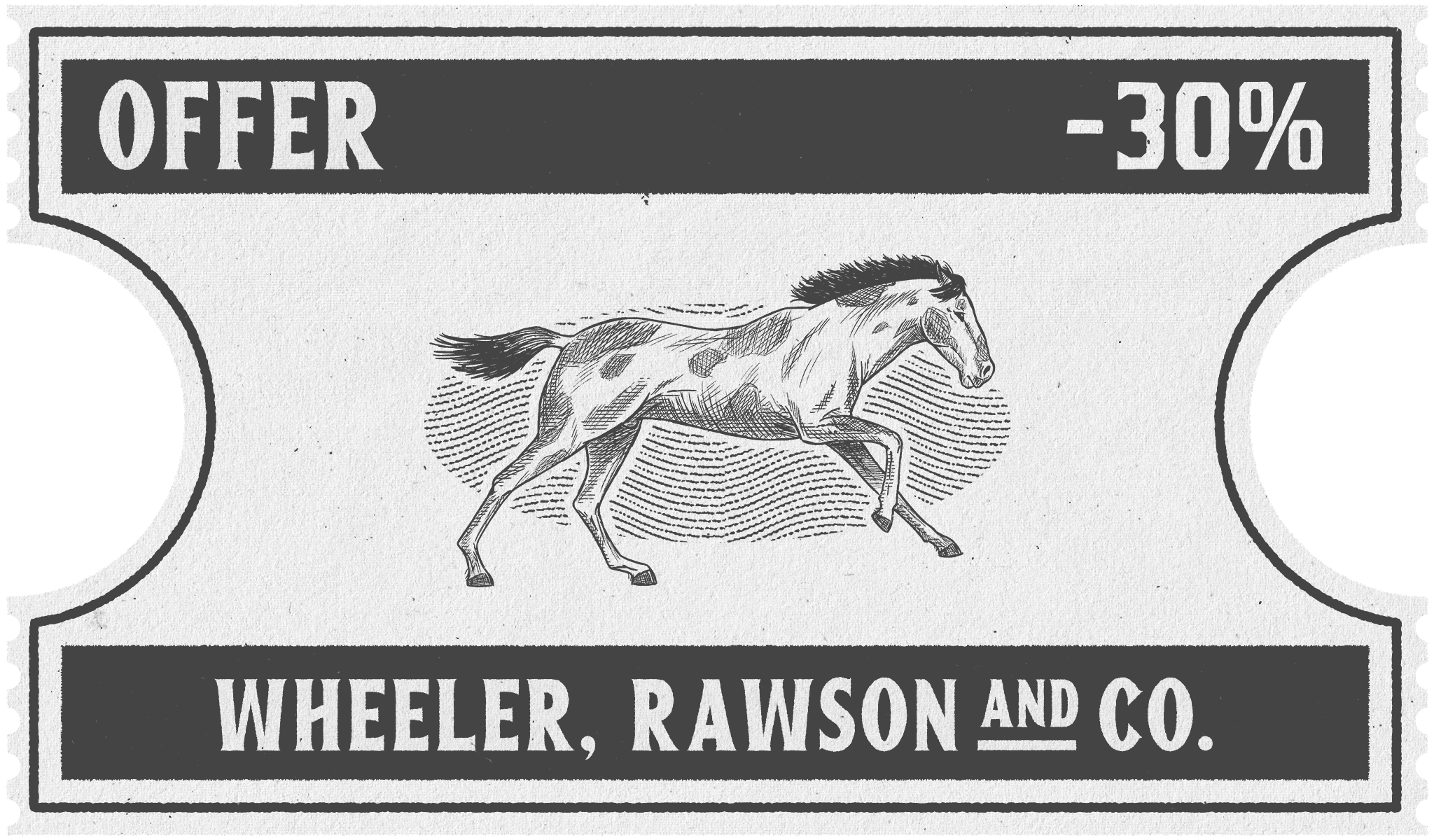 A Red Dead Online Wheeler, Rawson & Co. discount coupon.