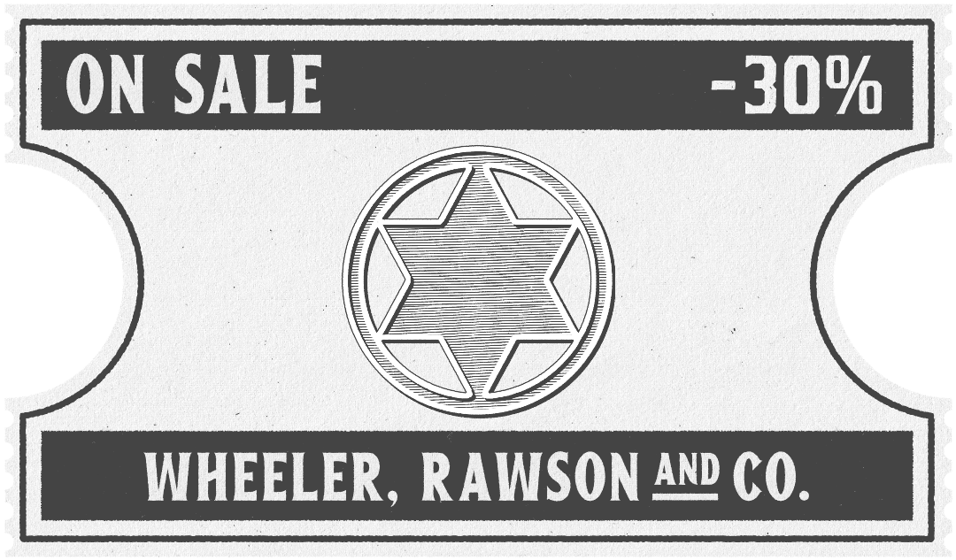 Wheeler, Rawson & Co. Coupon A Red Dead Online Wheeler, Rawson & Co. discount coupon.