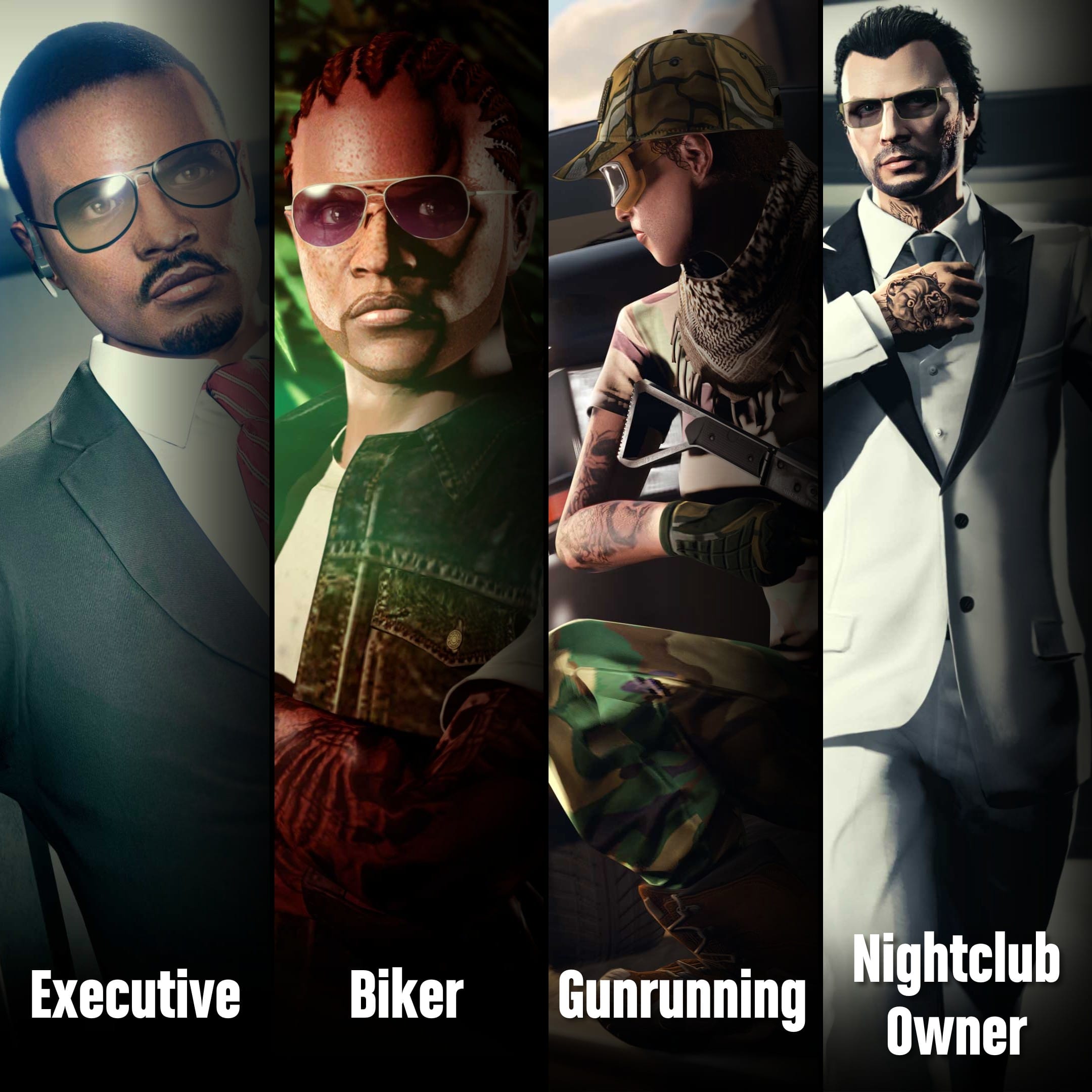 Promotional screenshot of Criminal Careers in GTA Online.