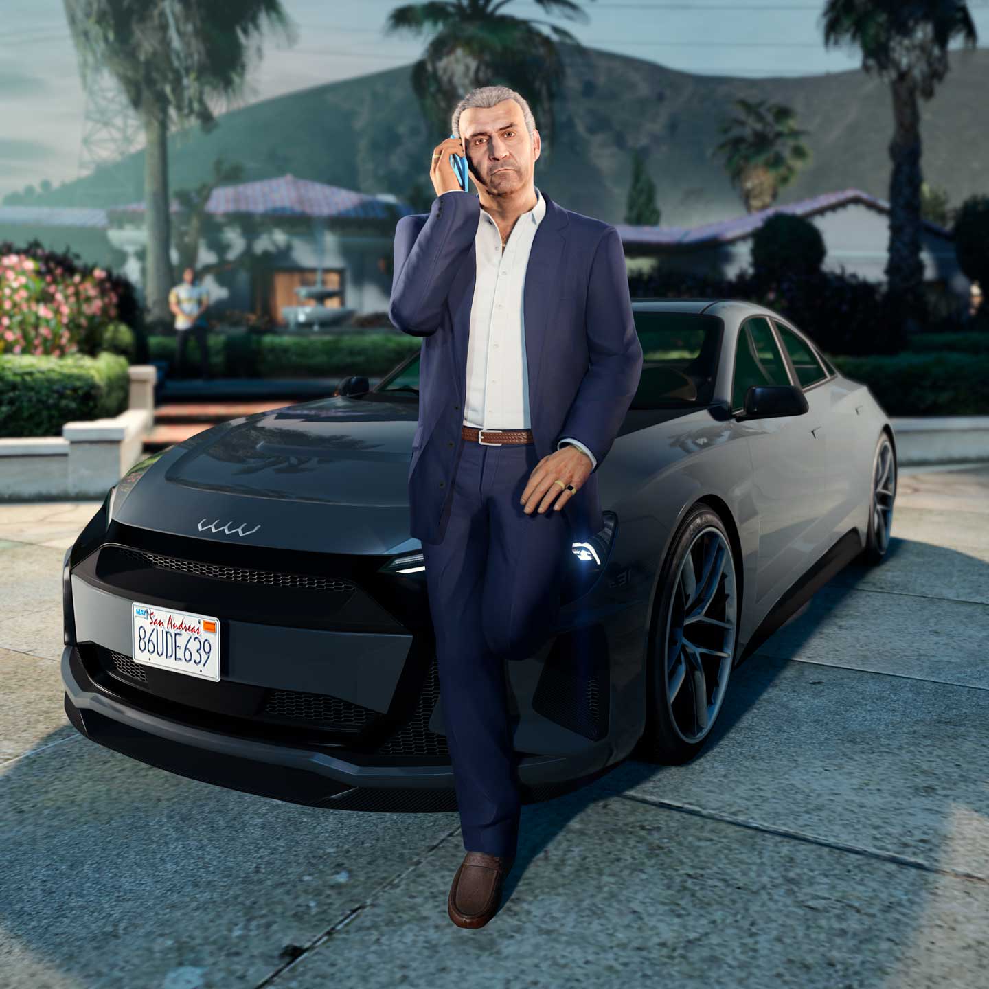 Martin Madrazo Promotional poster for Daily Madrazo Bounties in GTA Online.