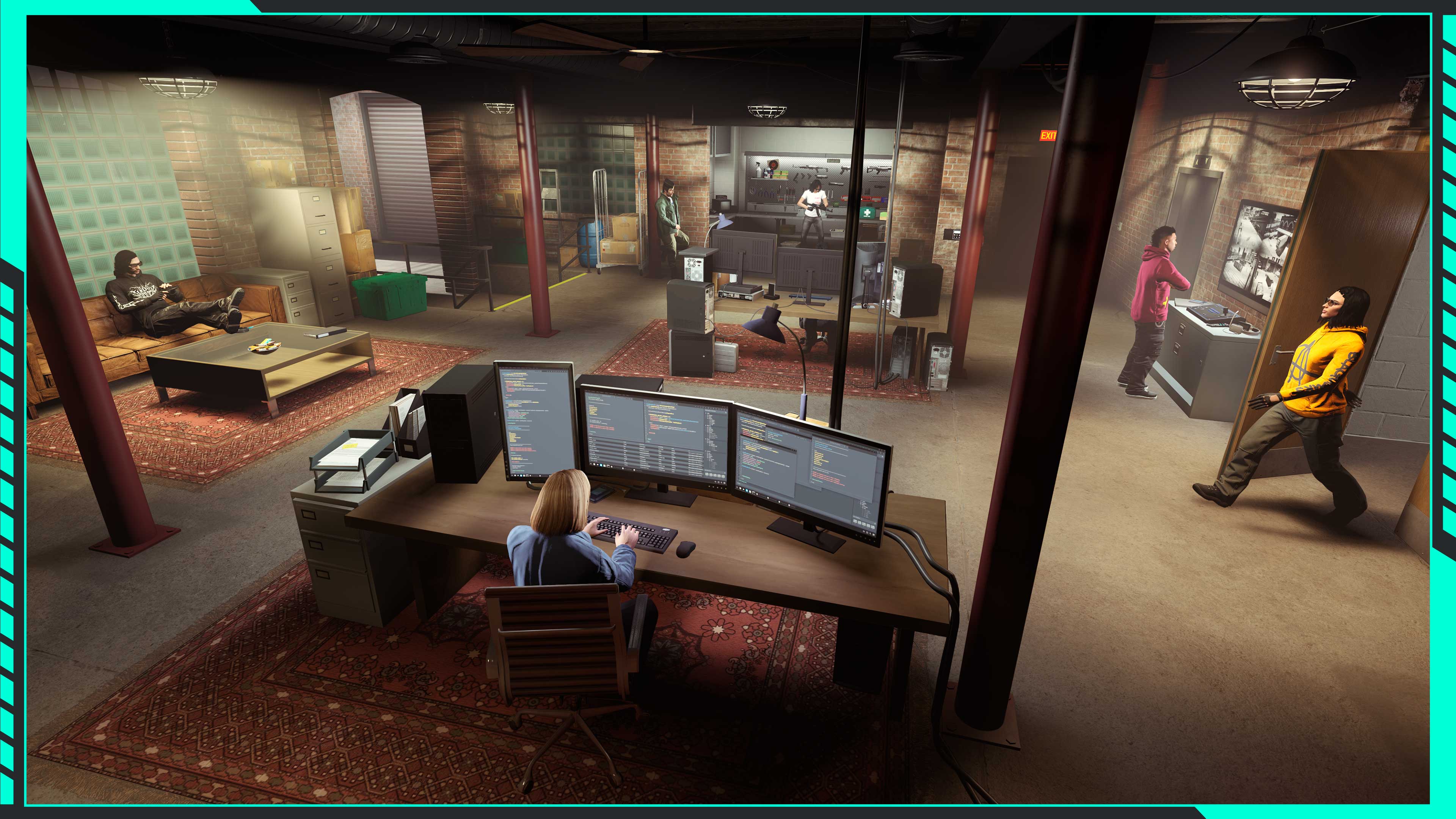Darnell Bros Garment Factory Screenshot of the Darnell Bros Garment Factory property in GTA Online.