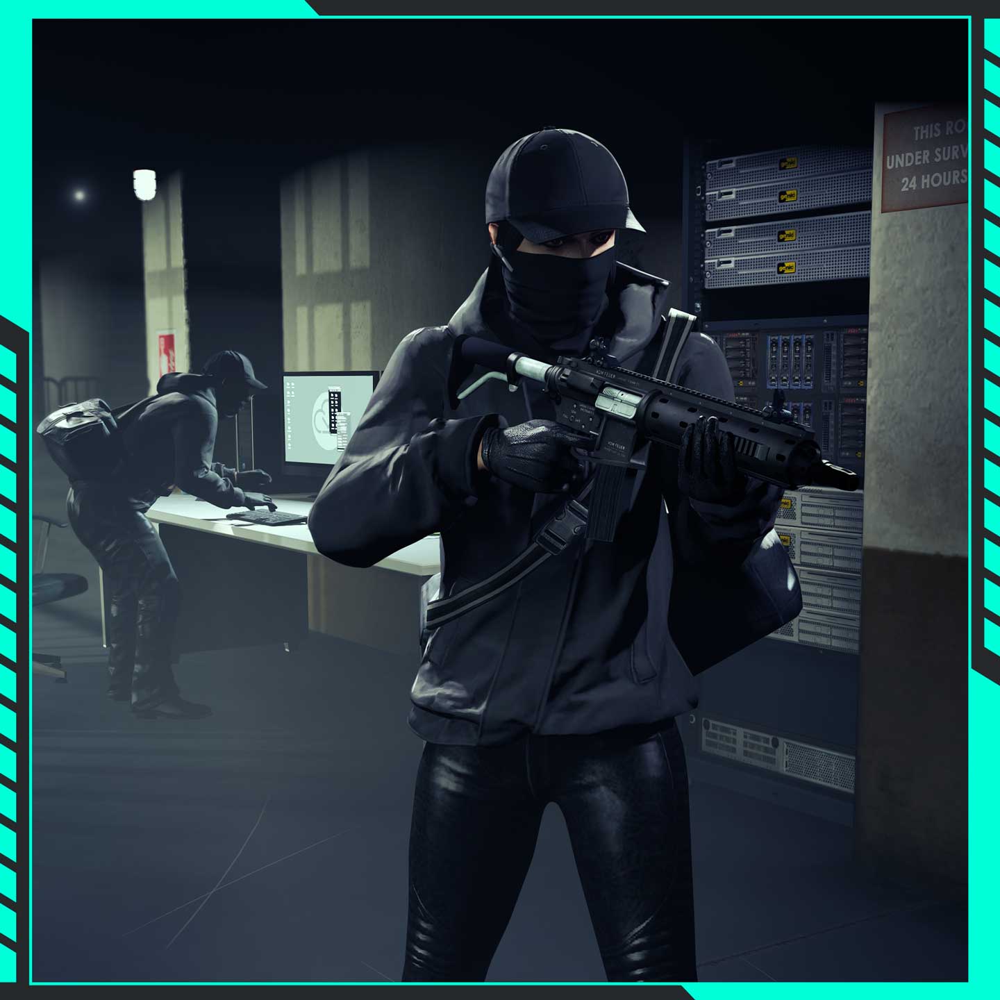 FIB Files Screenshot of two GTA Online characters during FIB Files Missions.