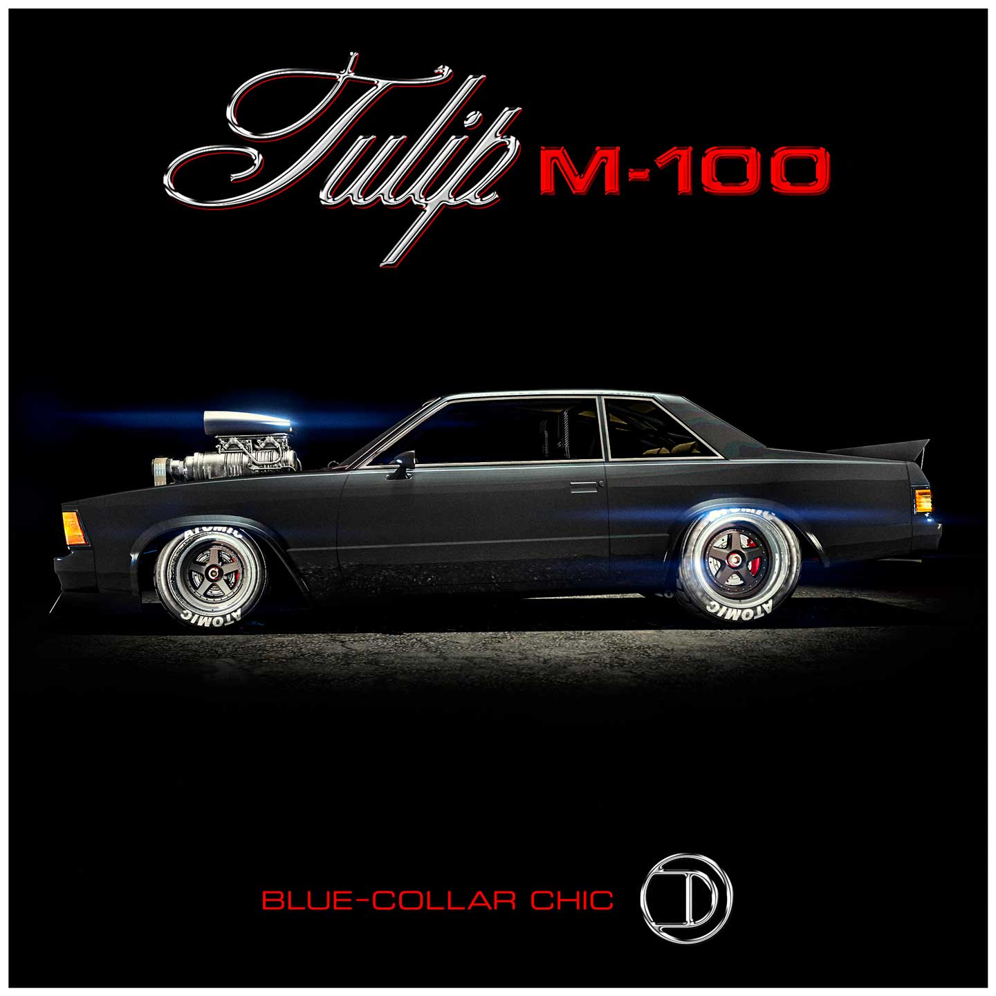 Promotional poster for Declasse Tulip M-100 in GTA Online.