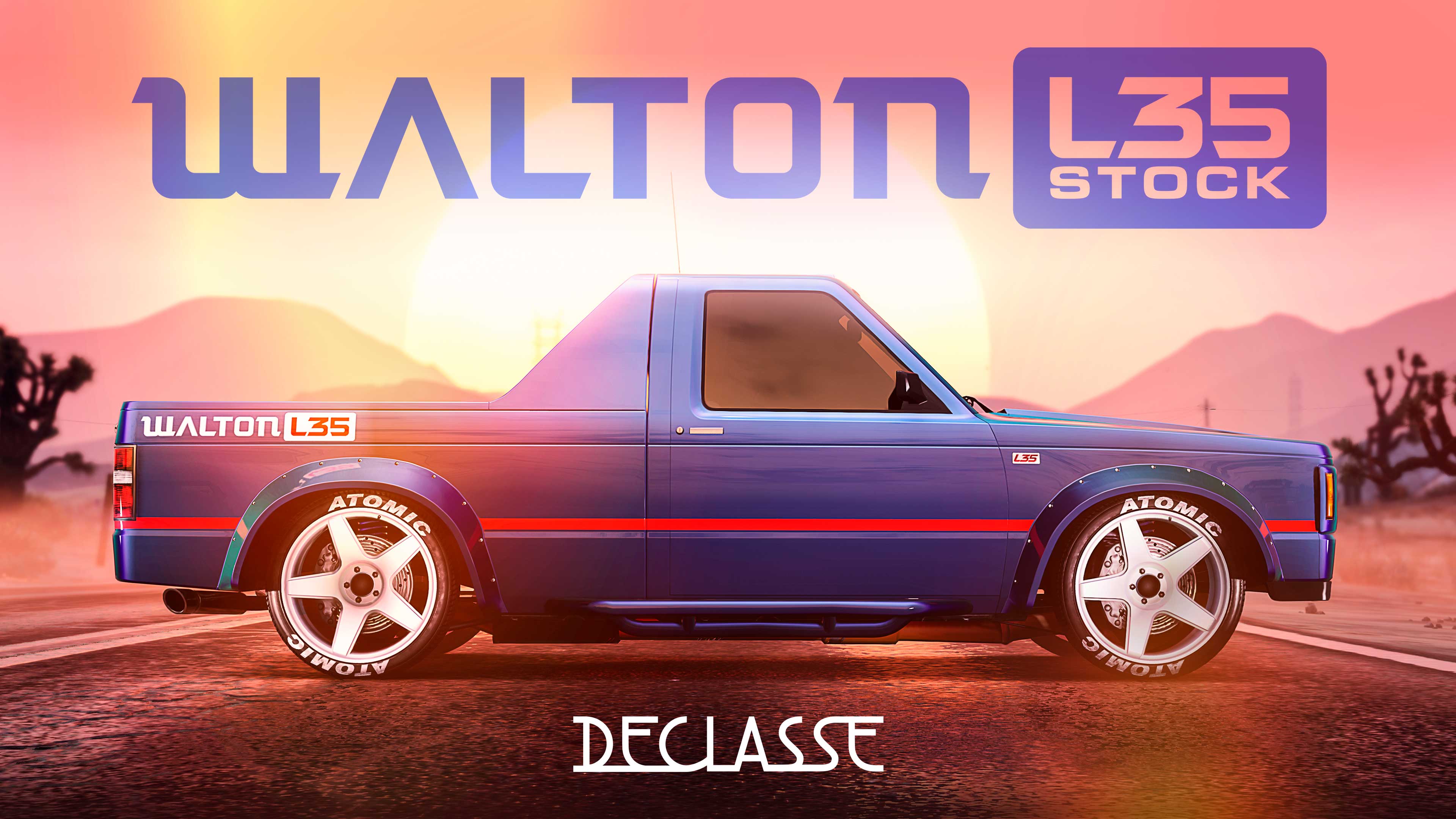 Declasse Walton L35 Stock Promotional poster for Declasse Walton L35 Stock in GTA Online.
