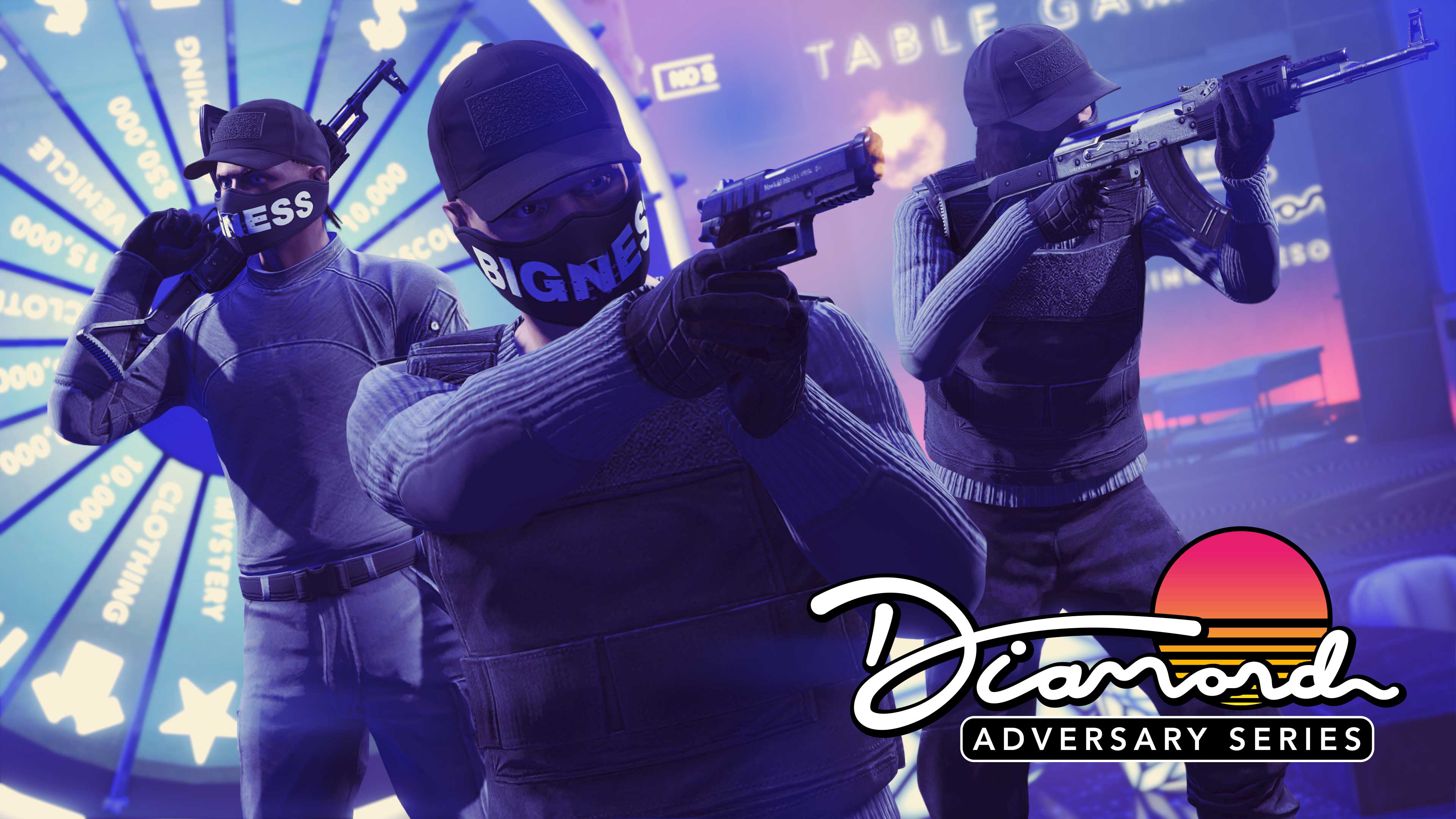 Diamond Adversary Series Promotional poster for Diamond Adversary Series in GTA Online.