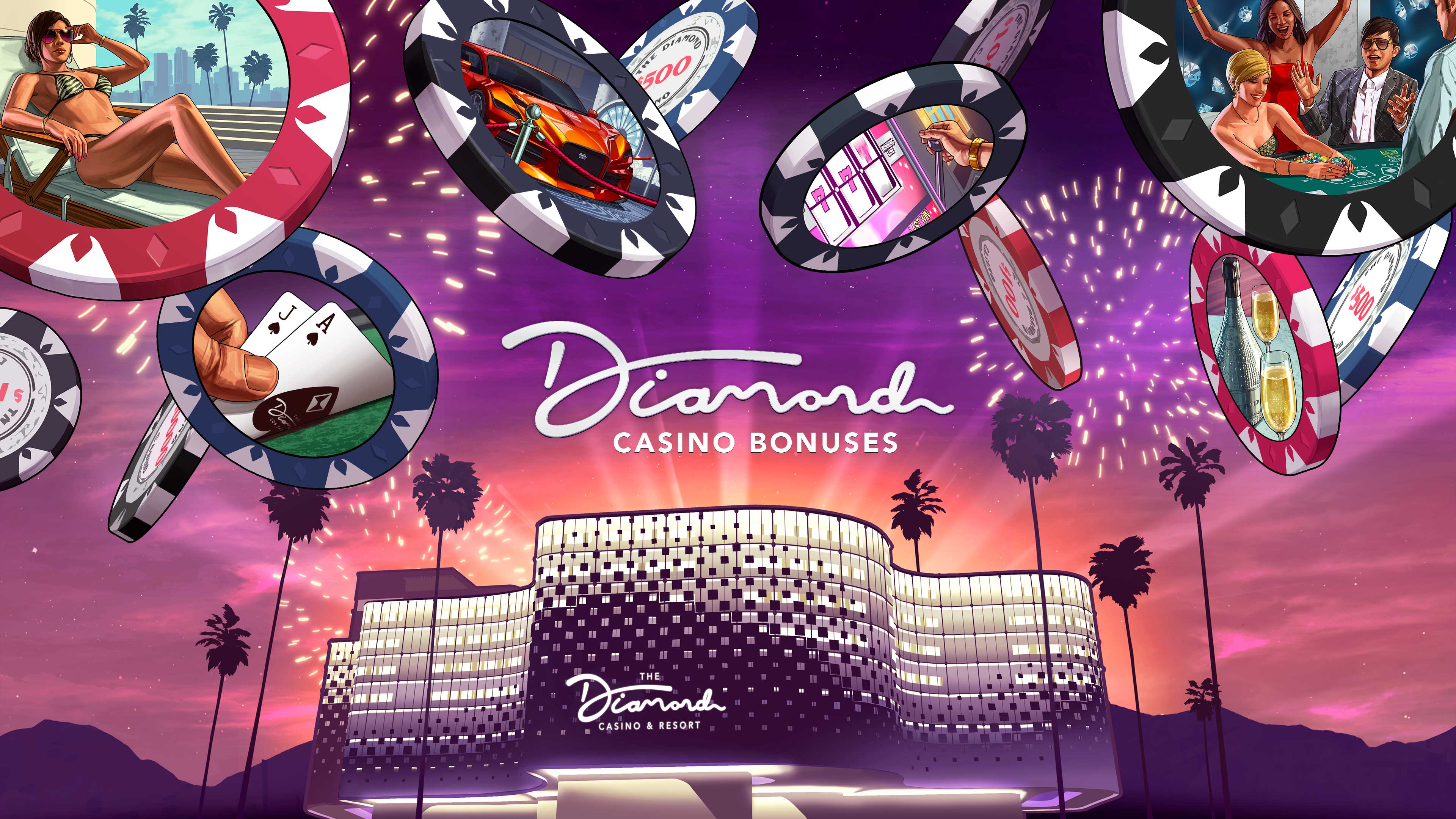 The Diamond Casino & Resort Artwork of GTA Online: The Diamond Casino & Resort Content Update.