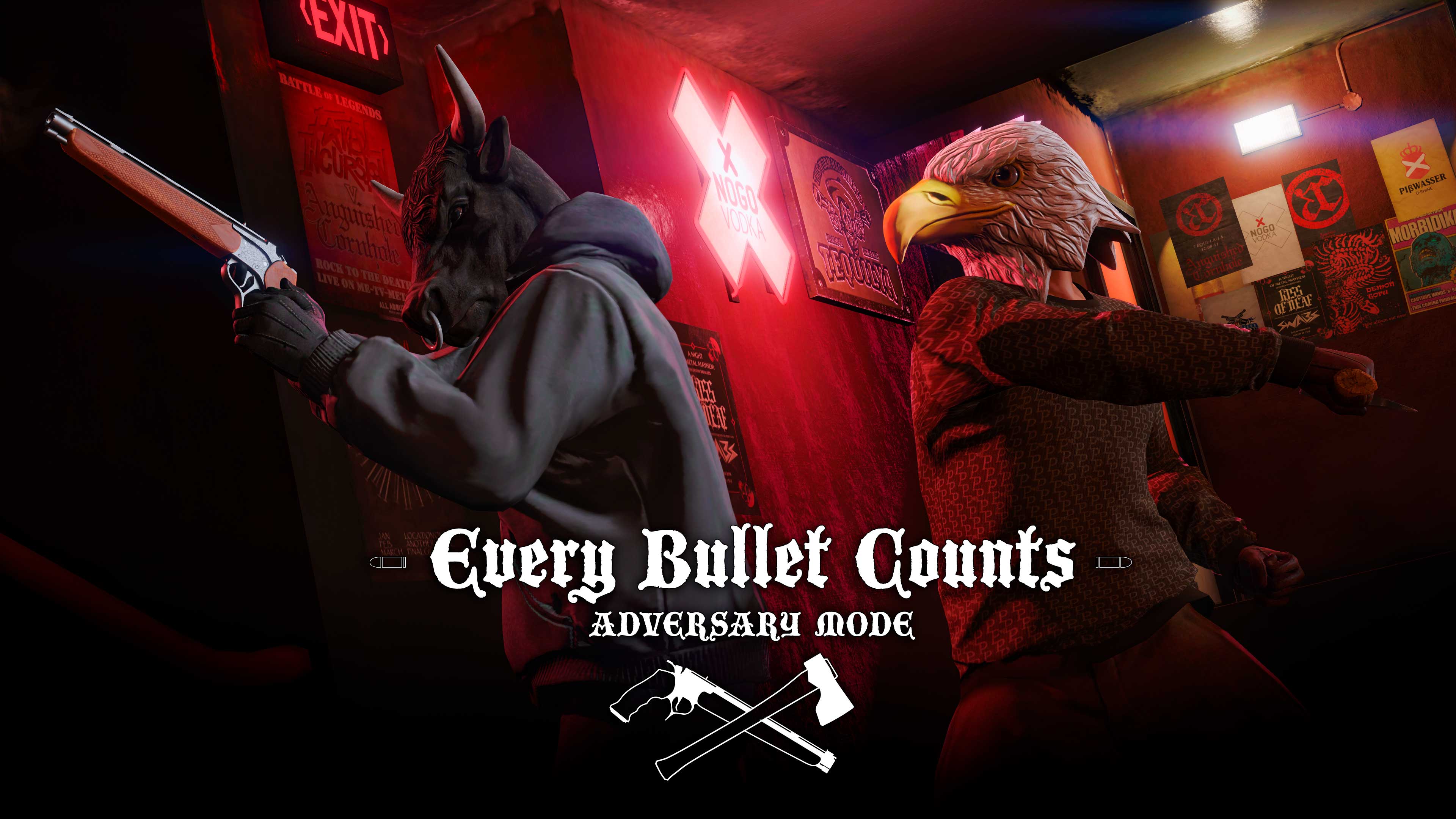 Every Bullet Counts Adversary Mode Promotional poster for Every Bullet Counts Adversary Mode in GTA Online.