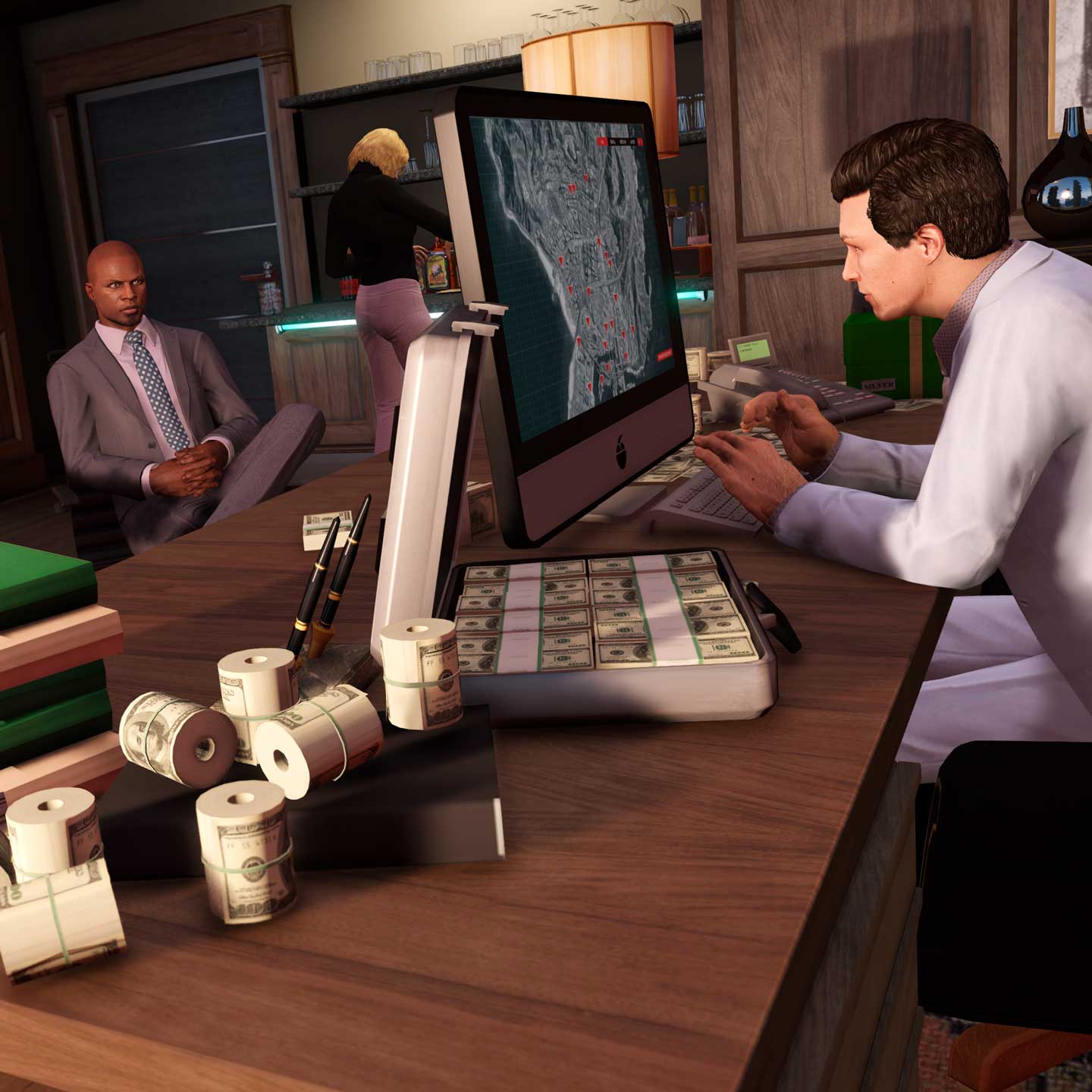 Screenshot of an Executive Office in GTA Online.