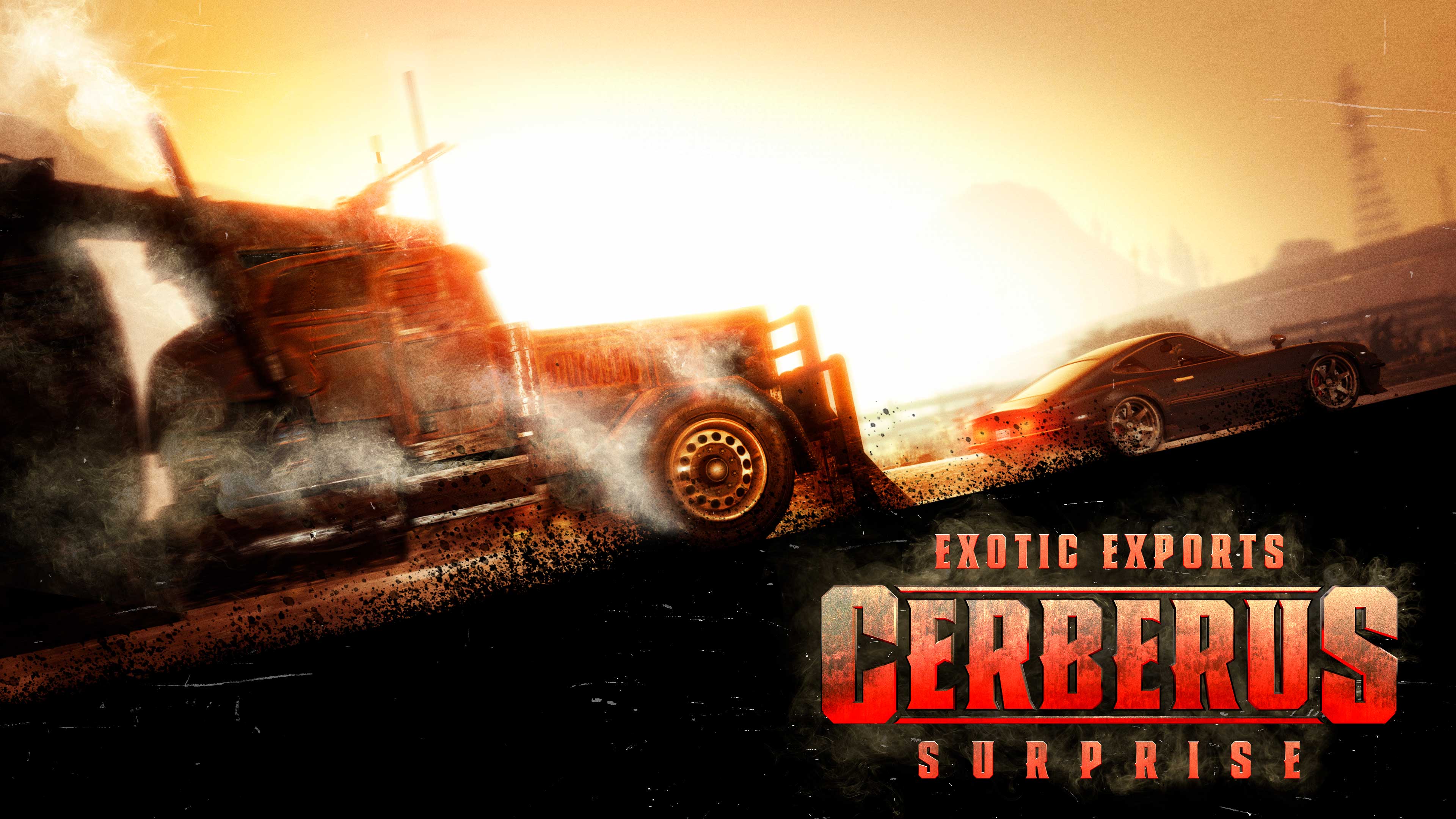 Exotic Export Cerberus Surprise Poster for Exotic Exports Cerberus Surprise.