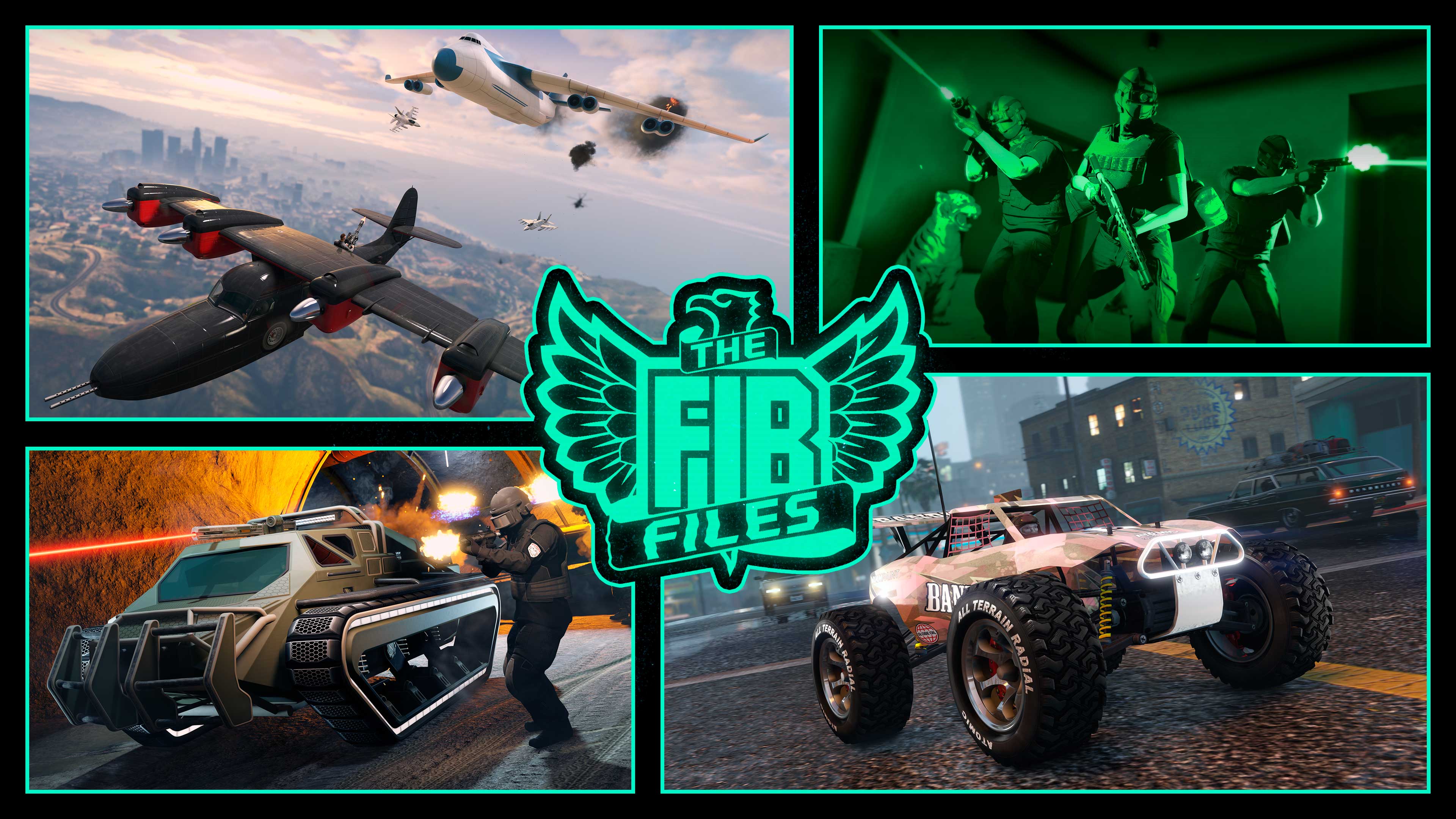 FIB Files Promotional poster for FIB Files in GTA Online.