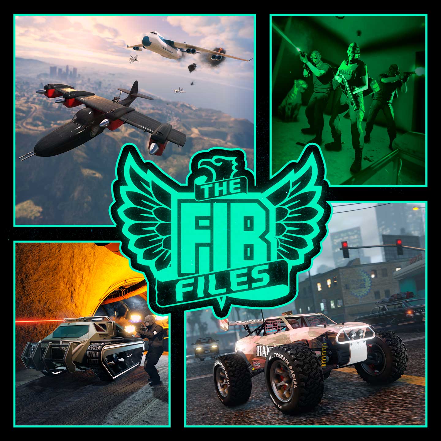 FIB Files Promotional poster for FIB Files in GTA Online.