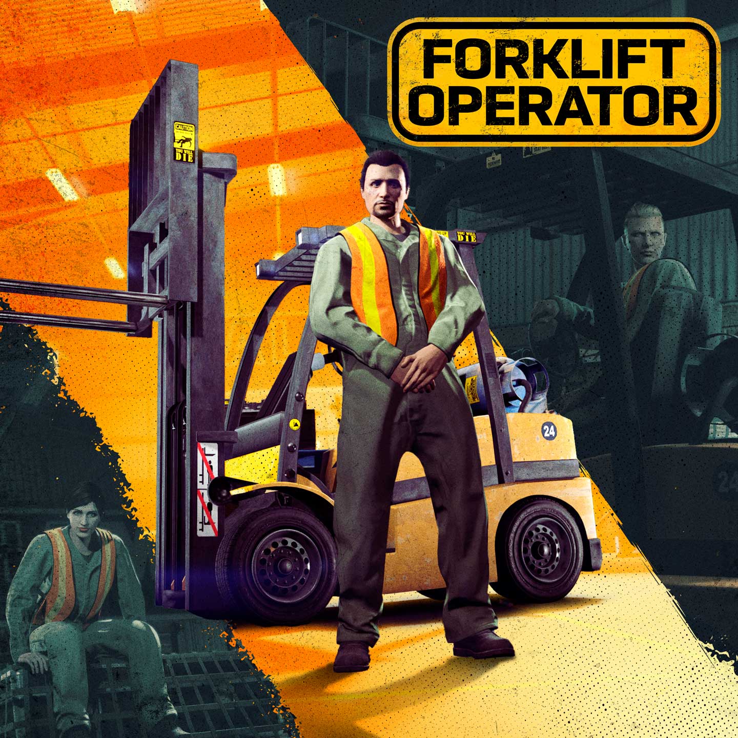 Promotional poster for Forklift Operator Odd Jobs in GTA Online.