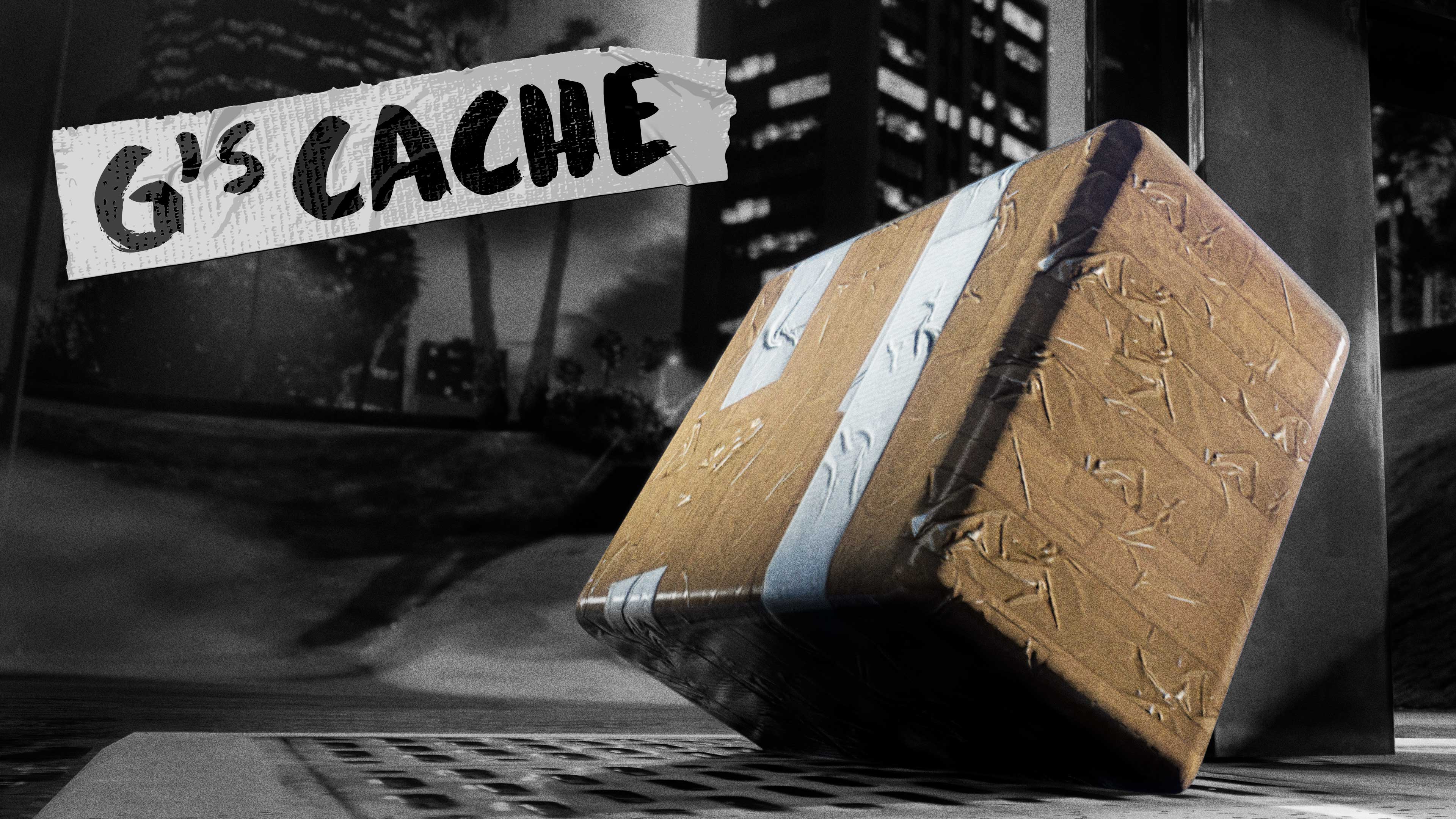 Promotional poster for G's Cache in GTA Online.