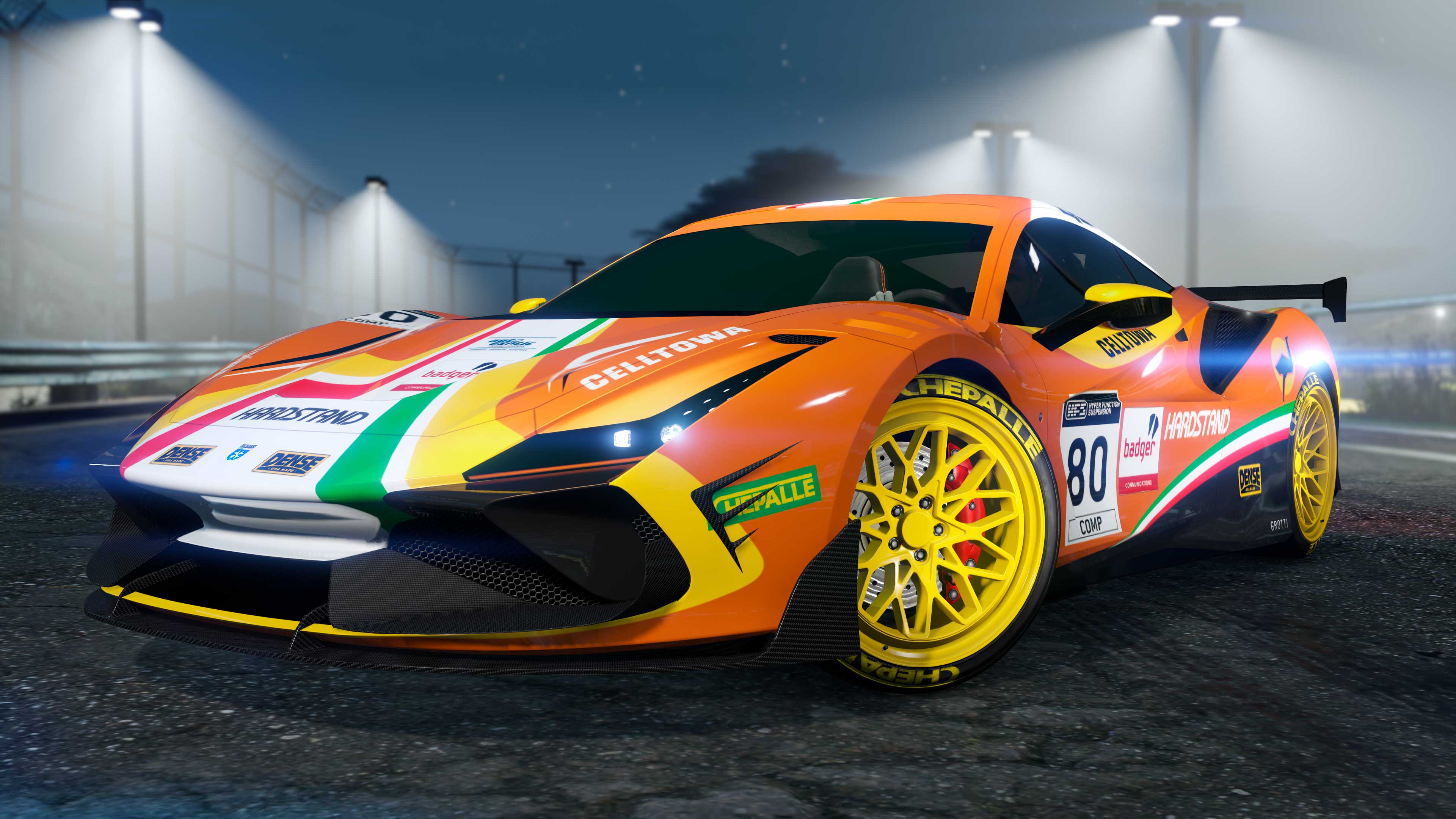 Grotti Turismo Omaggio Screenshot of a Grotti Turismo Omaggio in GTA Online.