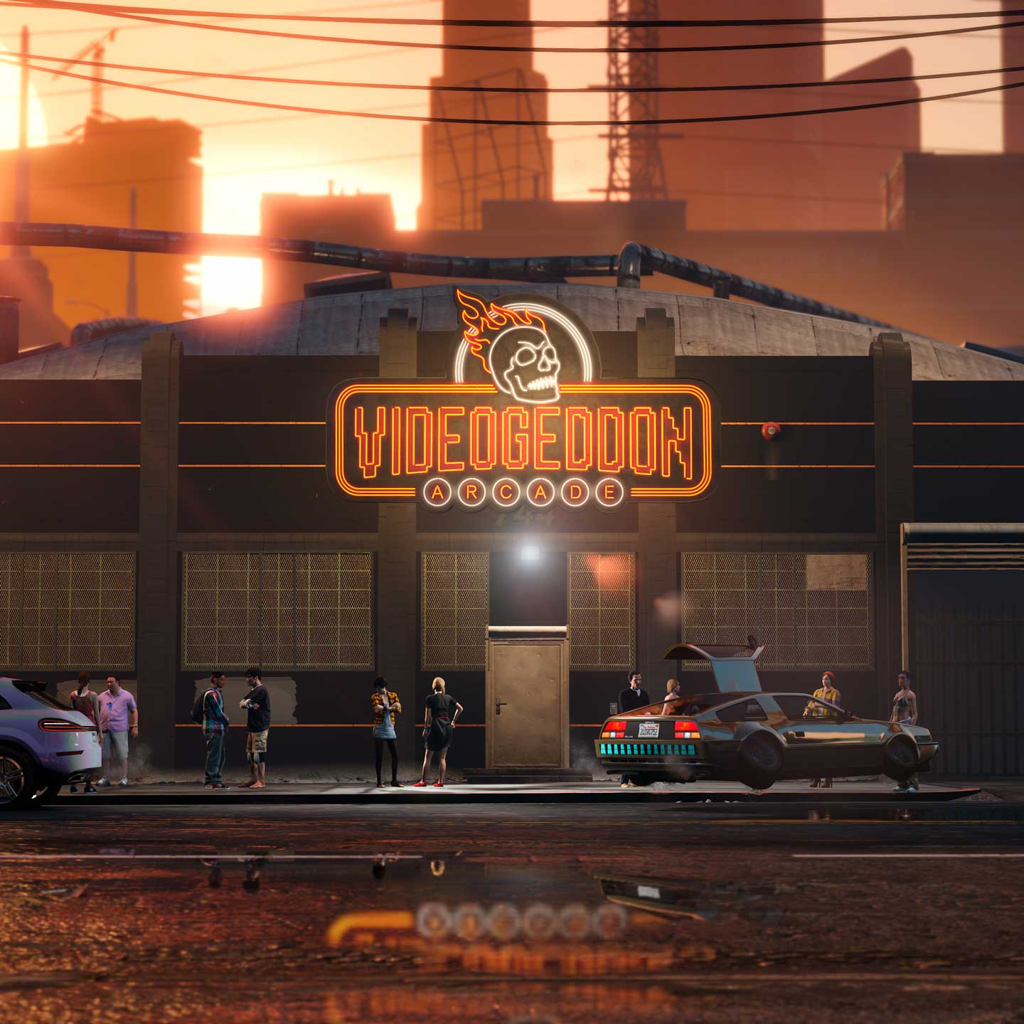 Screenshot of an Arcade property in GTA Online.