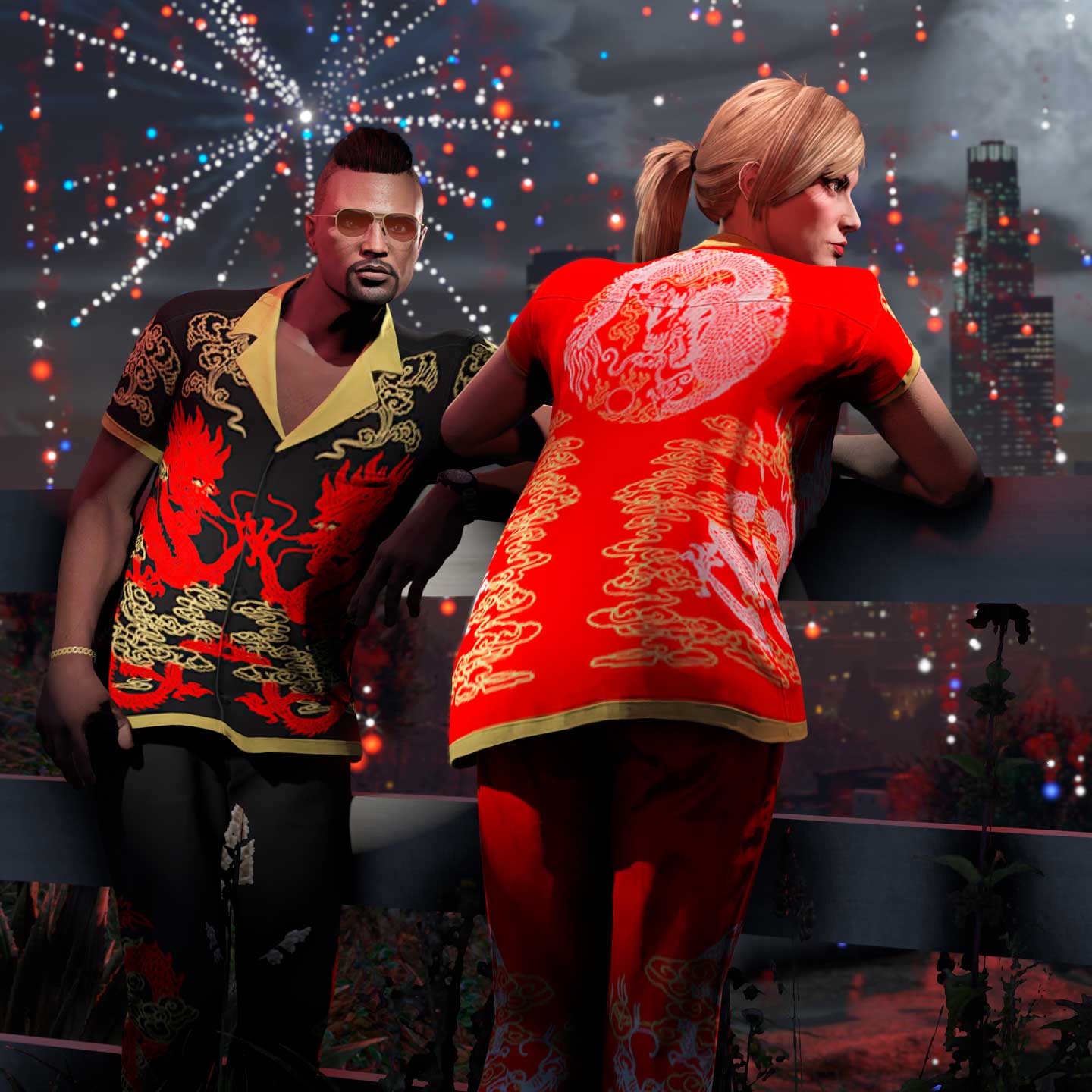 Lunar New Year Promotional poster for Lunar New Year in GTA Online.