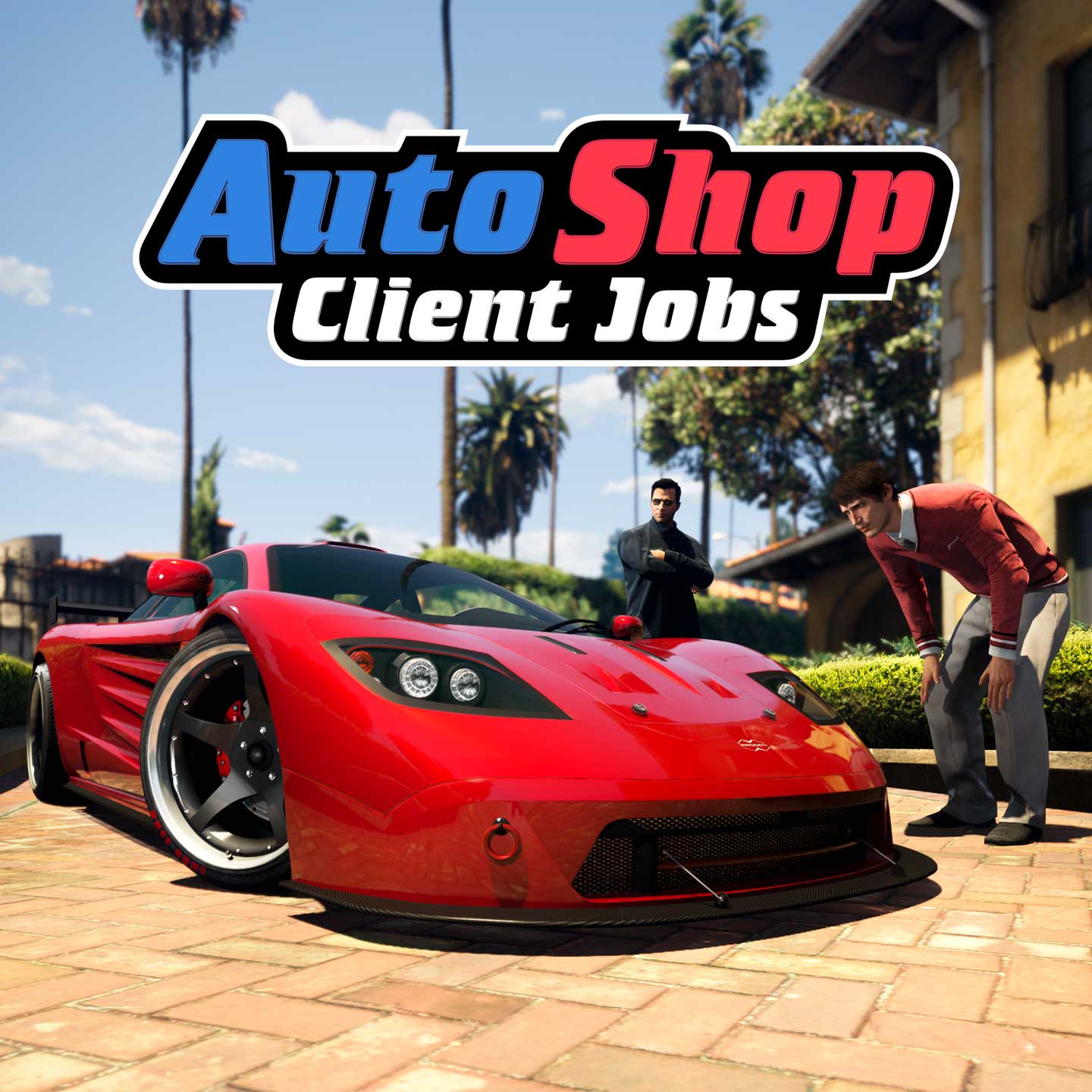 Poster for Auto Shop Client Jobs in GTA Online.