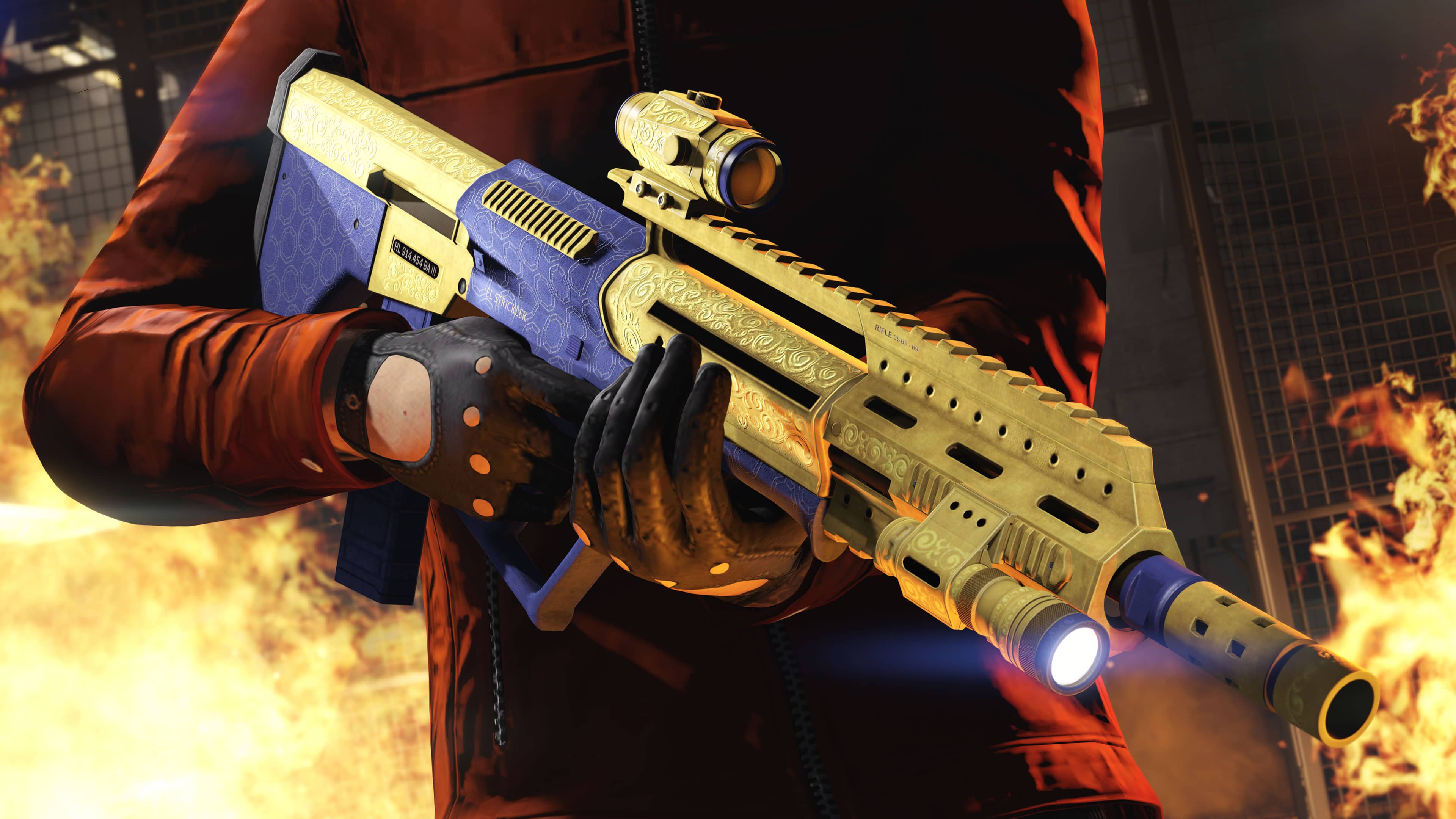 El Strickler Military Rifle Screenshot of an El Strickler Military Rifle in GTA Online.