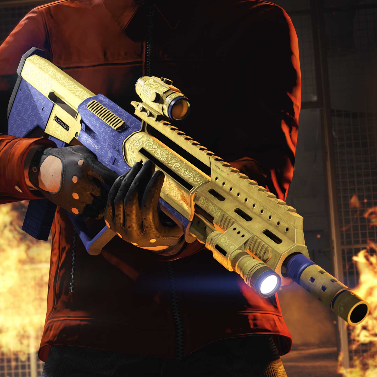 El Strickler Military Rifle Screenshot of an El Strickler Military Rifle in GTA Online.