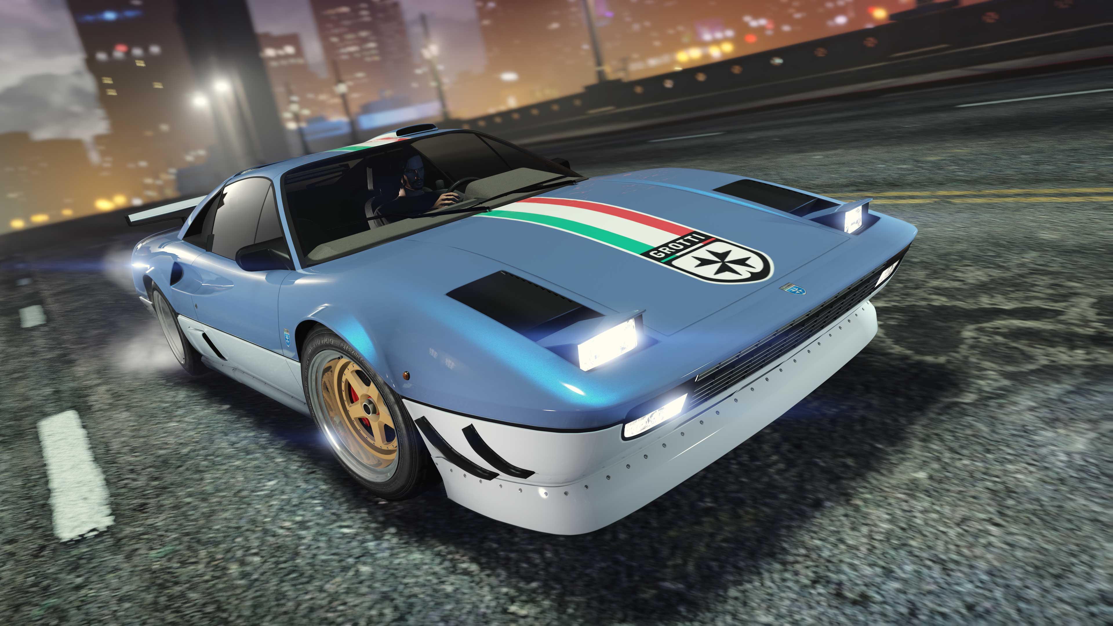 Screenshot of a Grotti Itali Classic in GTA Online.