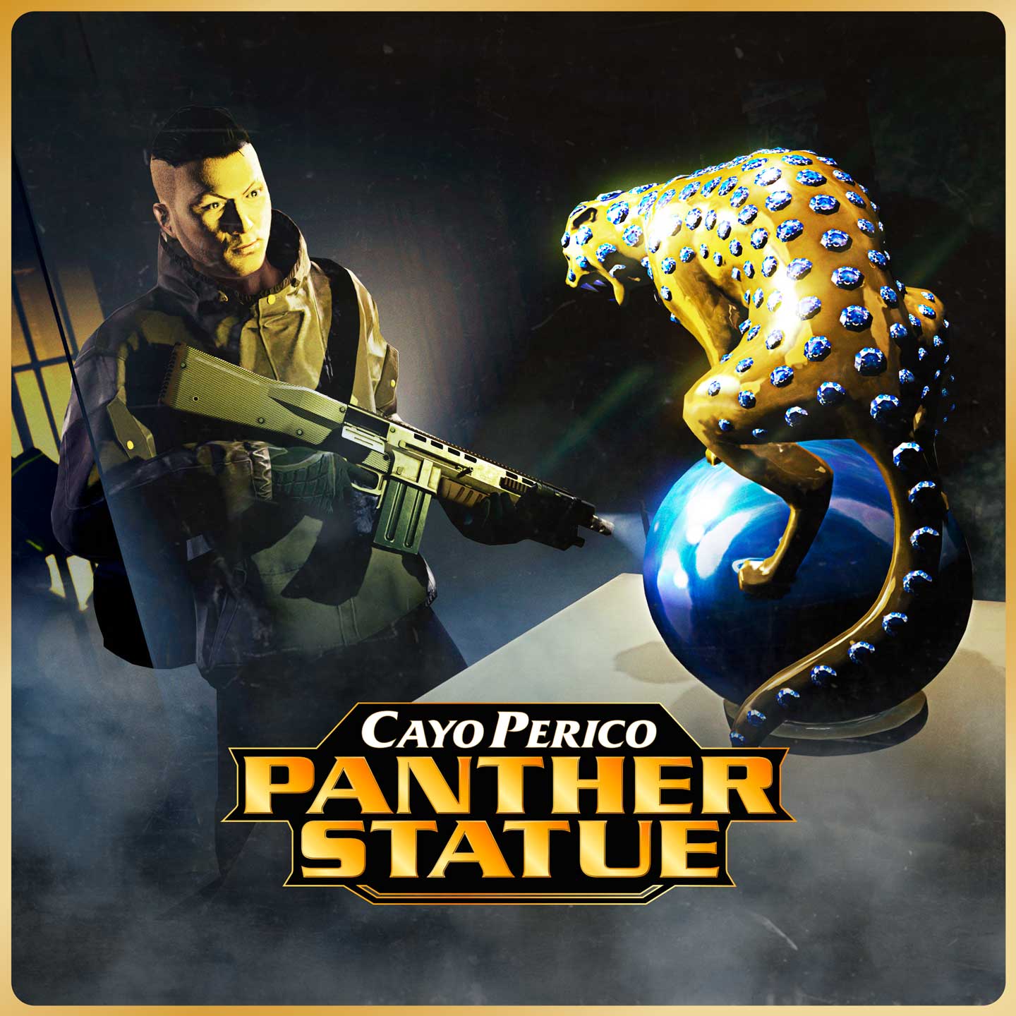 The Cayo Perico Heist – Panther Statue Poster for the Panther Statue in The Cayo Perico Heist.