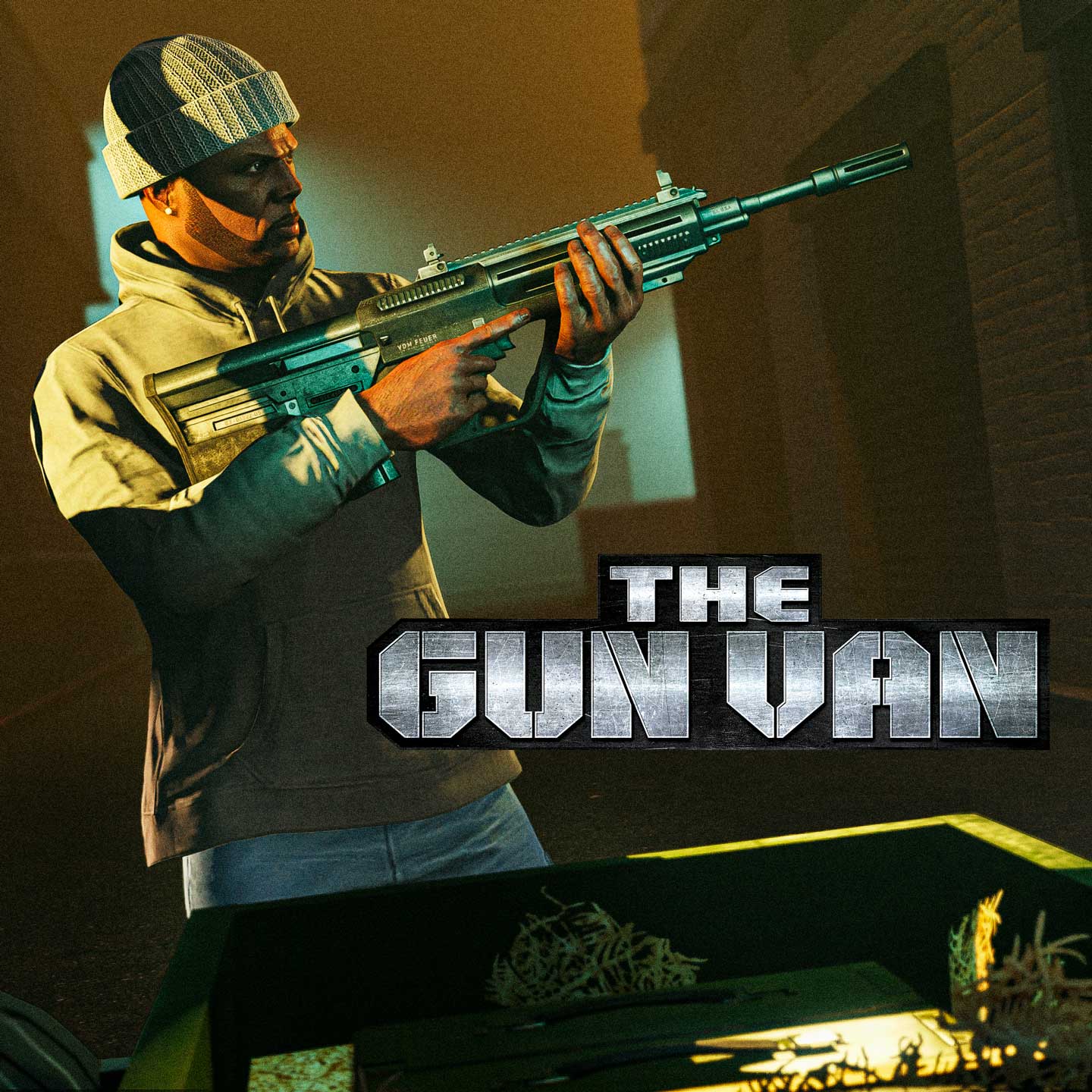 Gun Van Promotional poster for Gun Van in GTA Online.