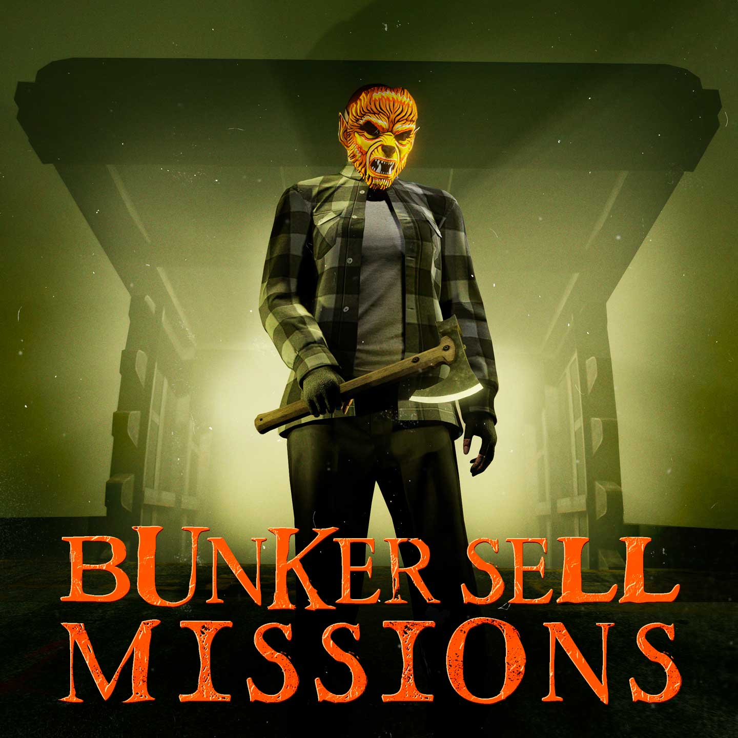 Promotional poster for Bunker Sell Missions in GTA Online.