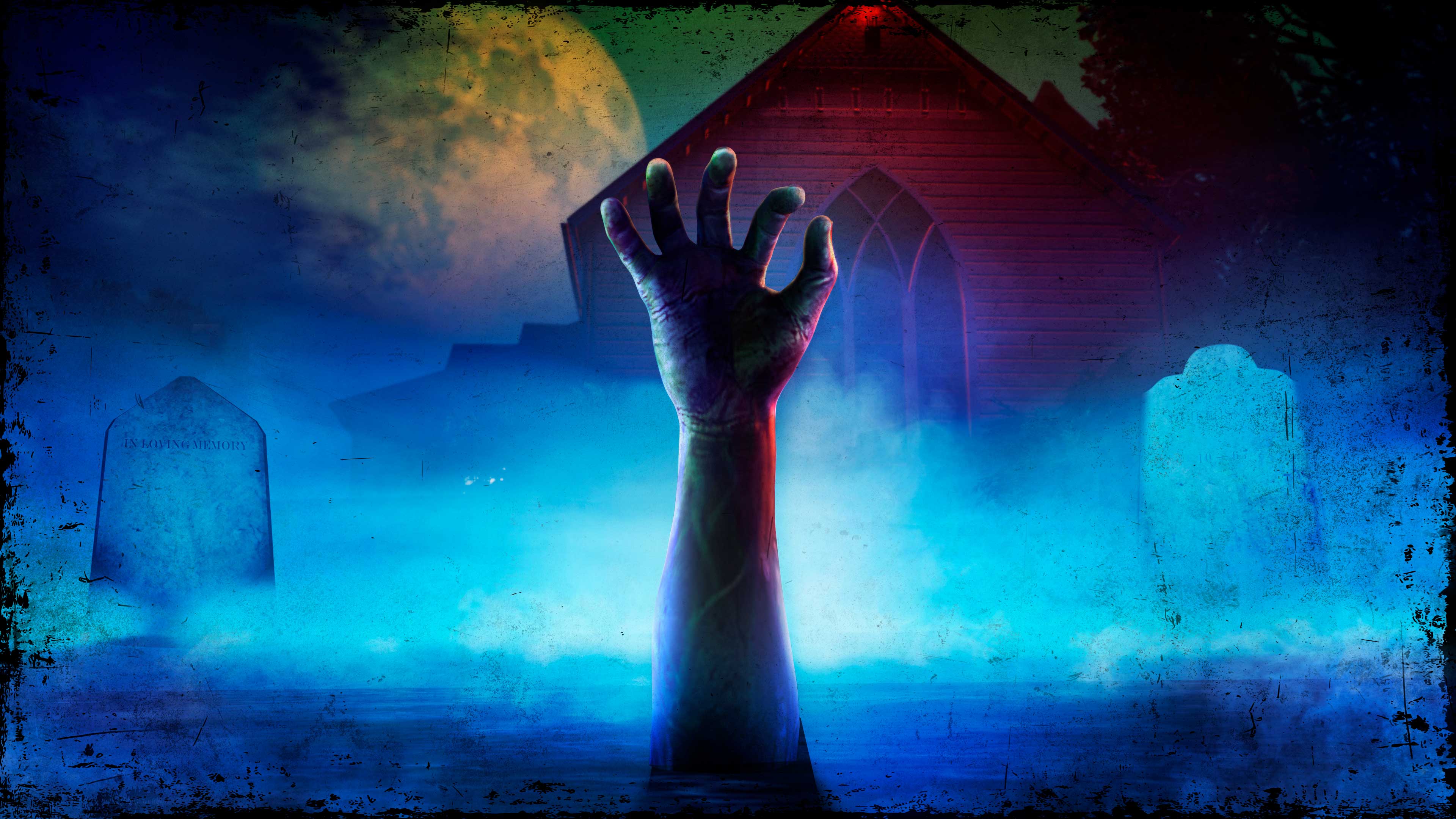 Promotional poster for Halloween in GTA Online.