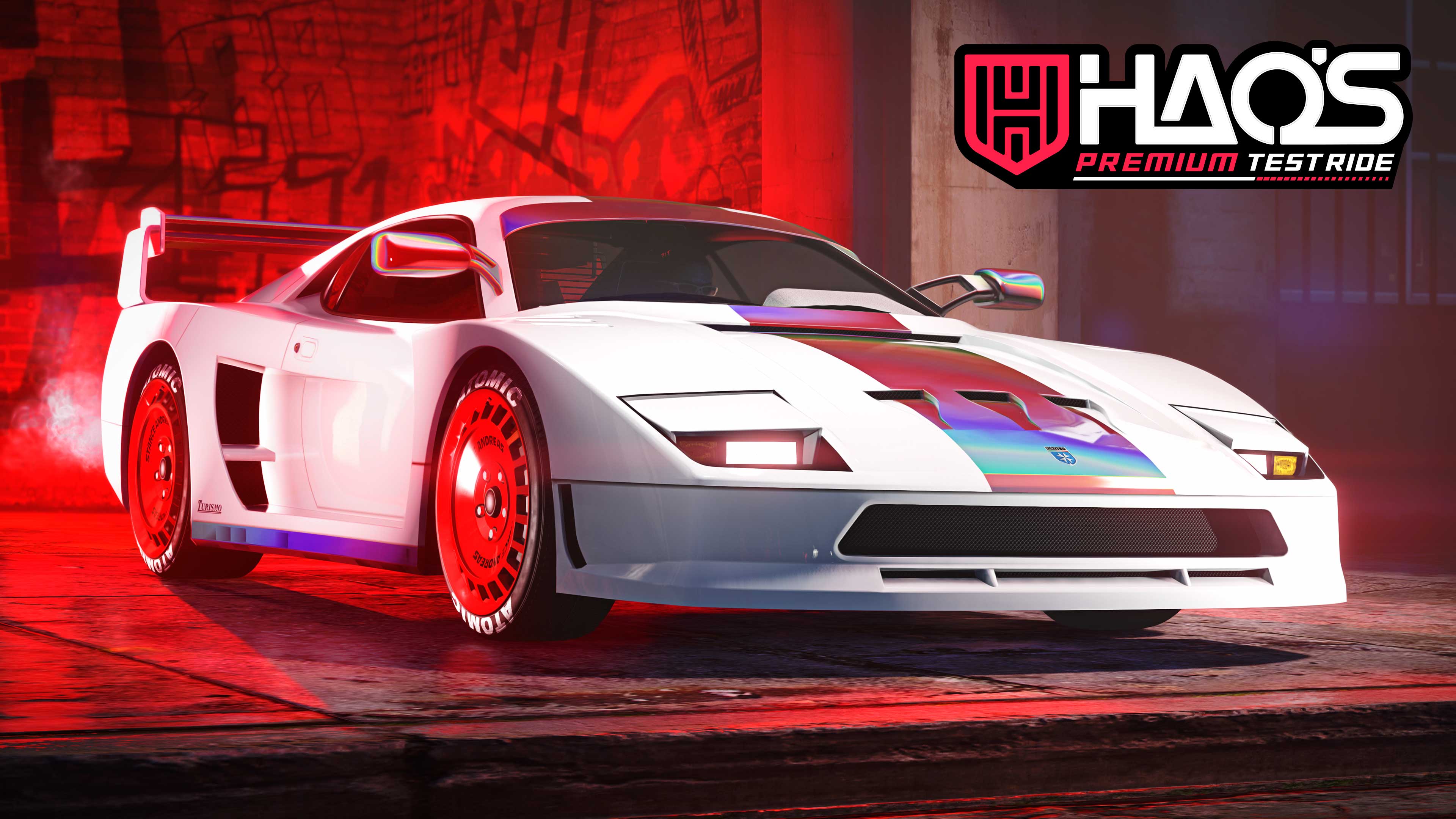 Hao’s Premium Test Ride – Grotti Turismo Classic Promotional screenshot of Hao's Premium Test Ride.