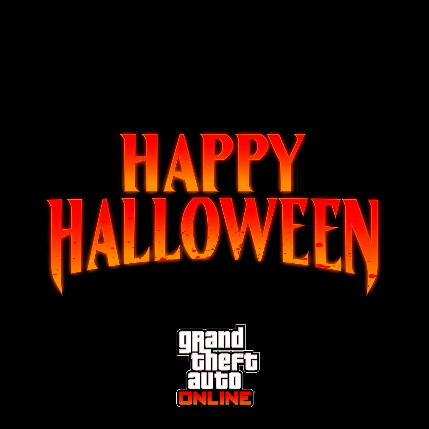 Promotional poster for Halloween in GTA Online.