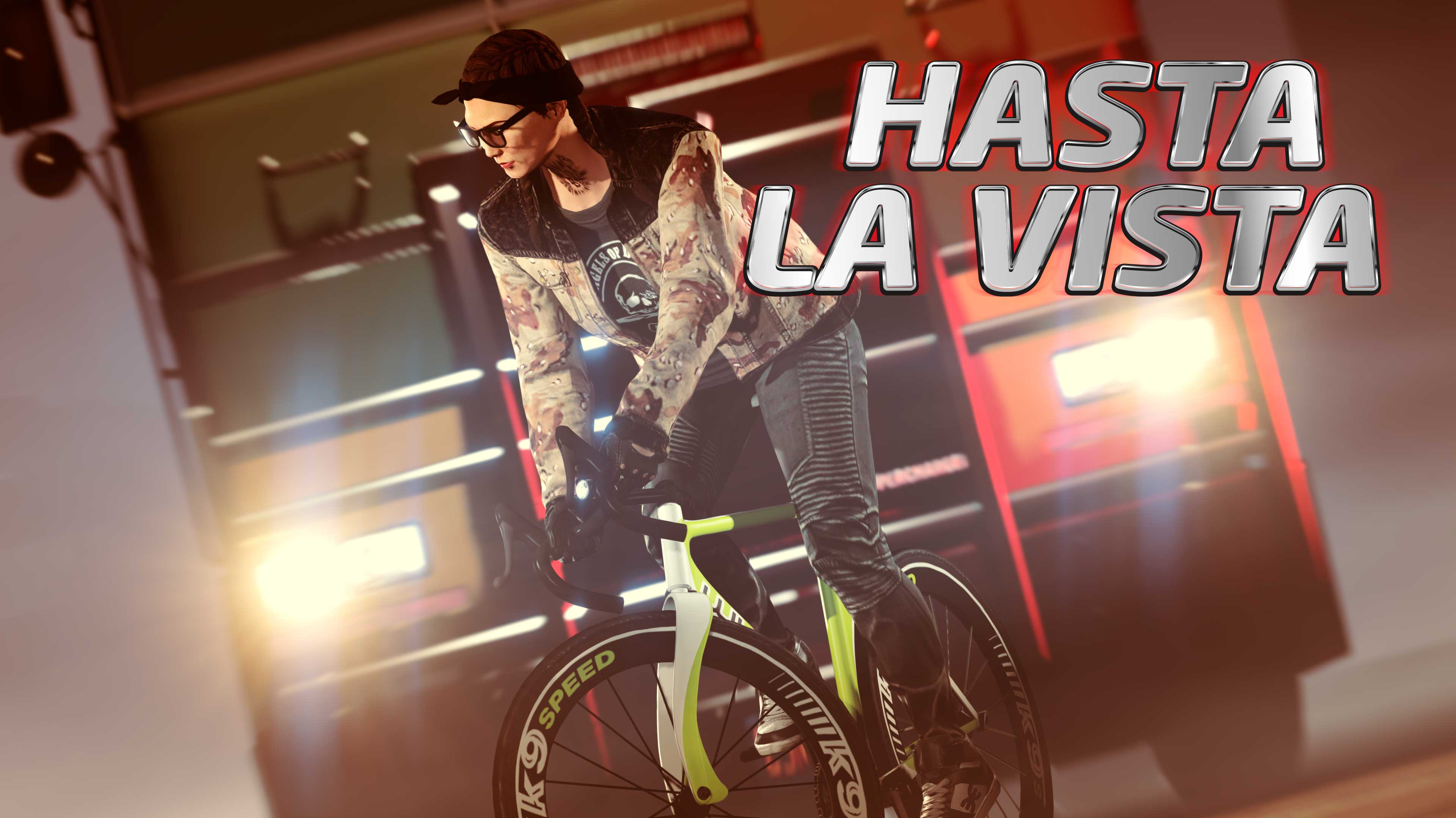 Hasta La Vista Adversary Mode Promotional poster for Hasta La Vista Adversary Mode in GTA Online.