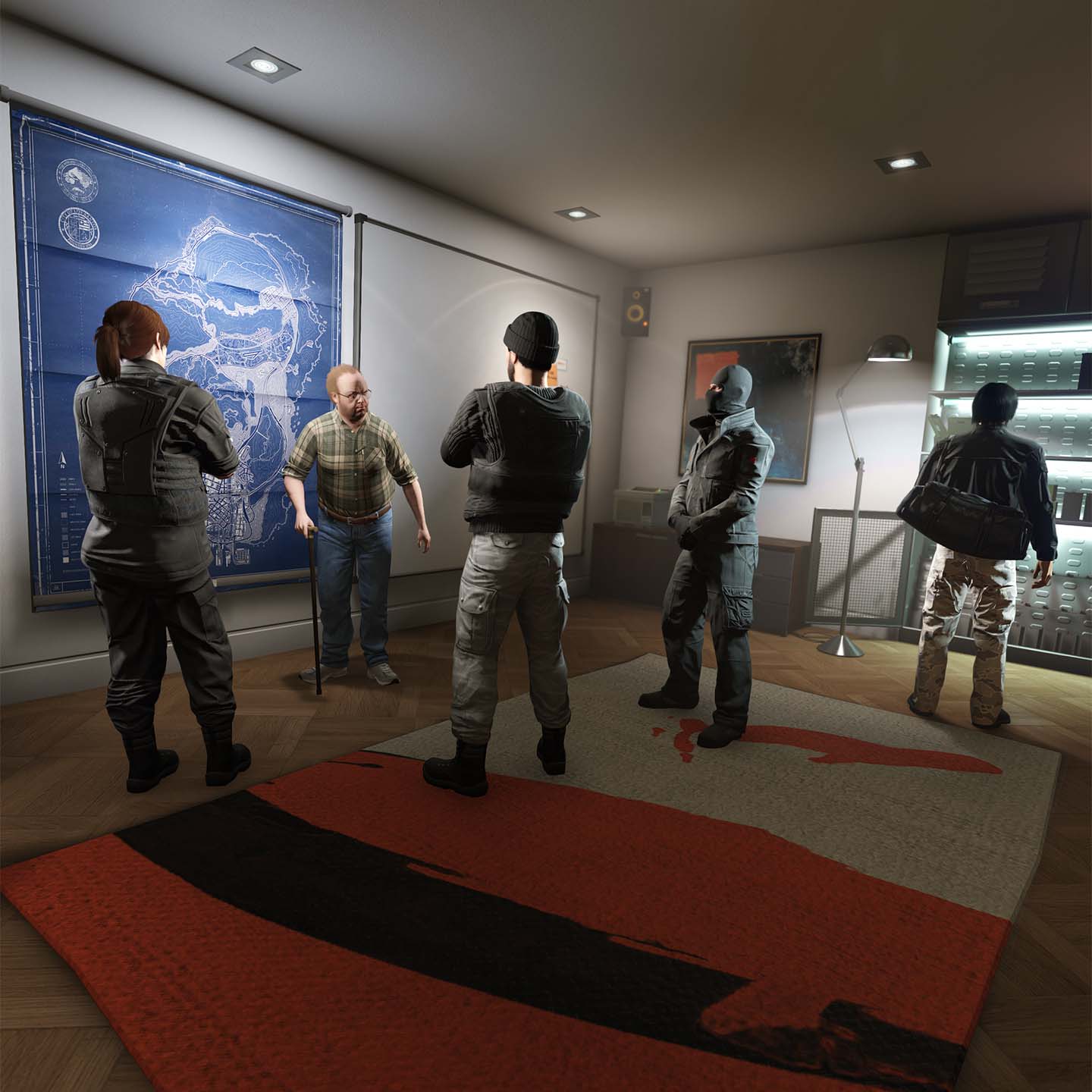 High-End Apartment Screenshot of an Apartment property in GTA Online.