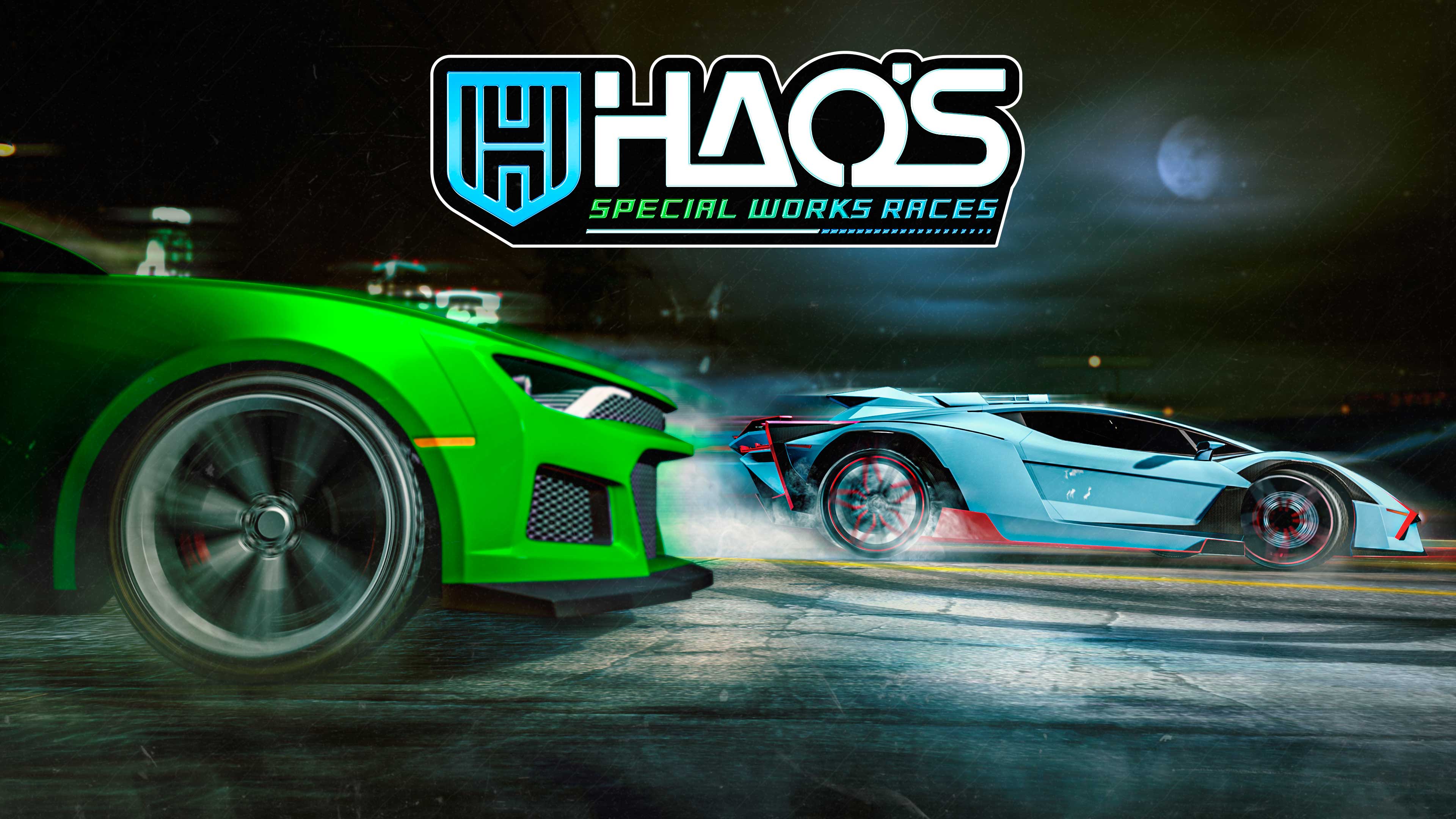Hao’s Special Works Race Promotional poster for HSW Races in GTA Online.