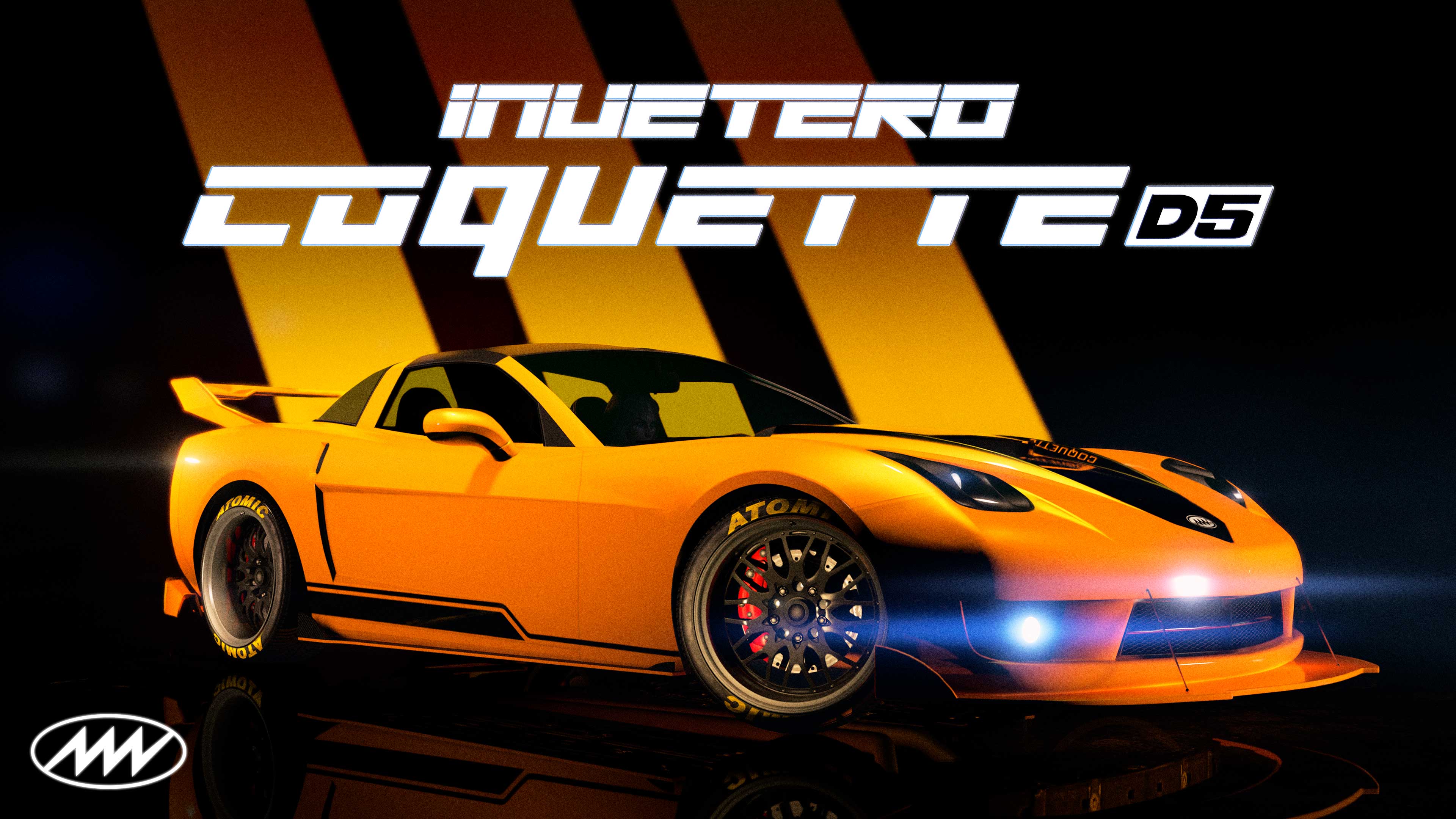 Invetero Coquette D5 Promotional poster for Invetero Coquette D5 in GTA Online.